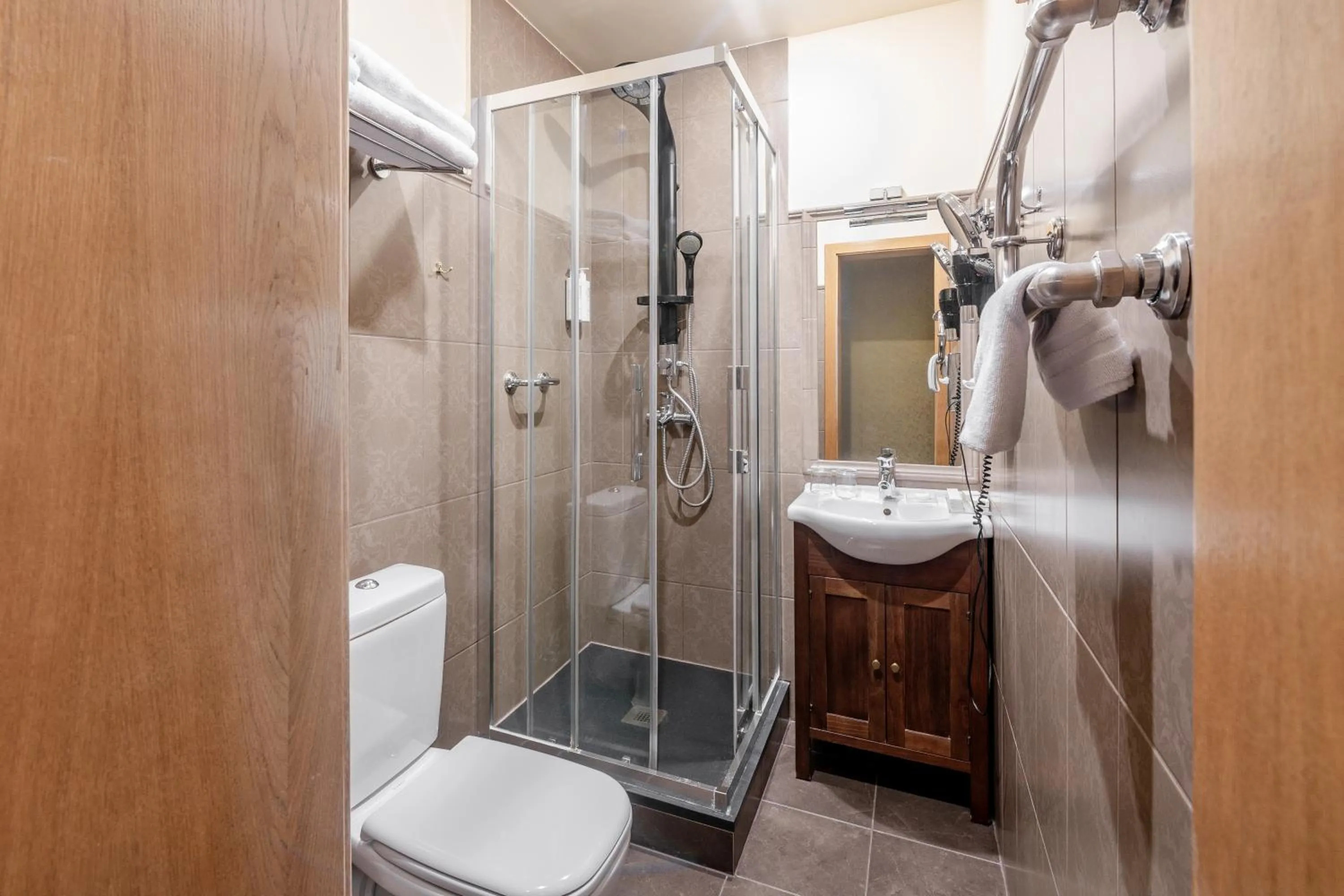 Shower in Hotel Jelgava