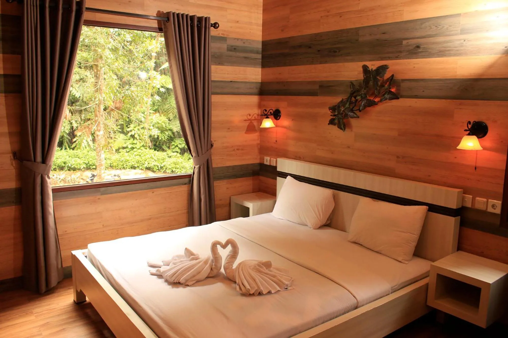 Bed in Safari Resort