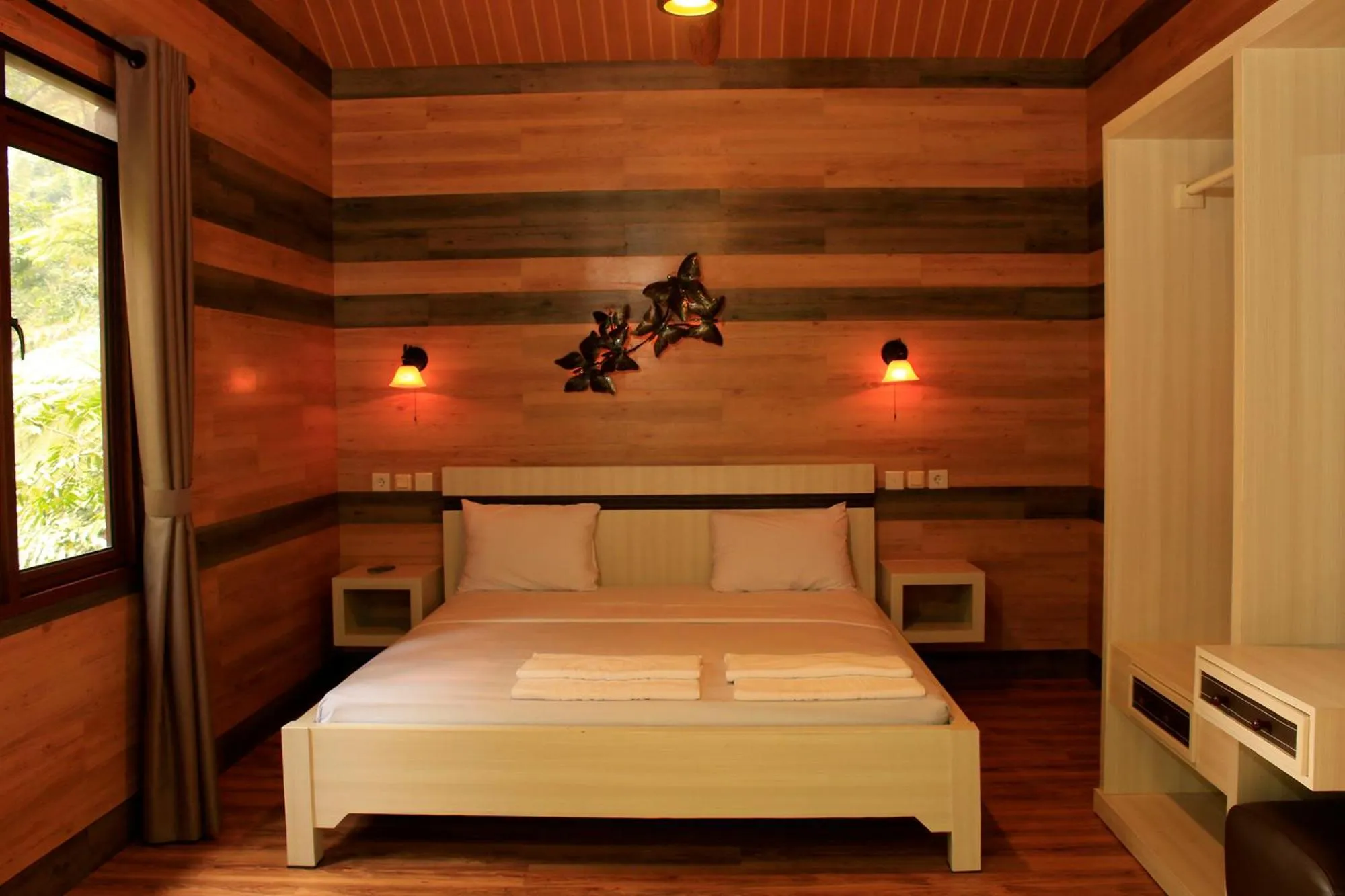 Bed in Safari Resort