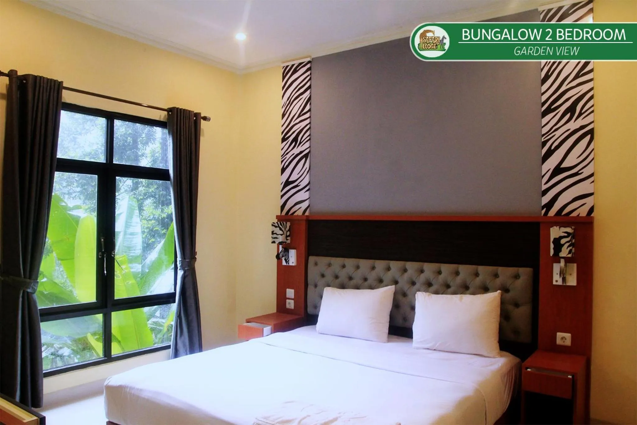 Bed in Safari Resort