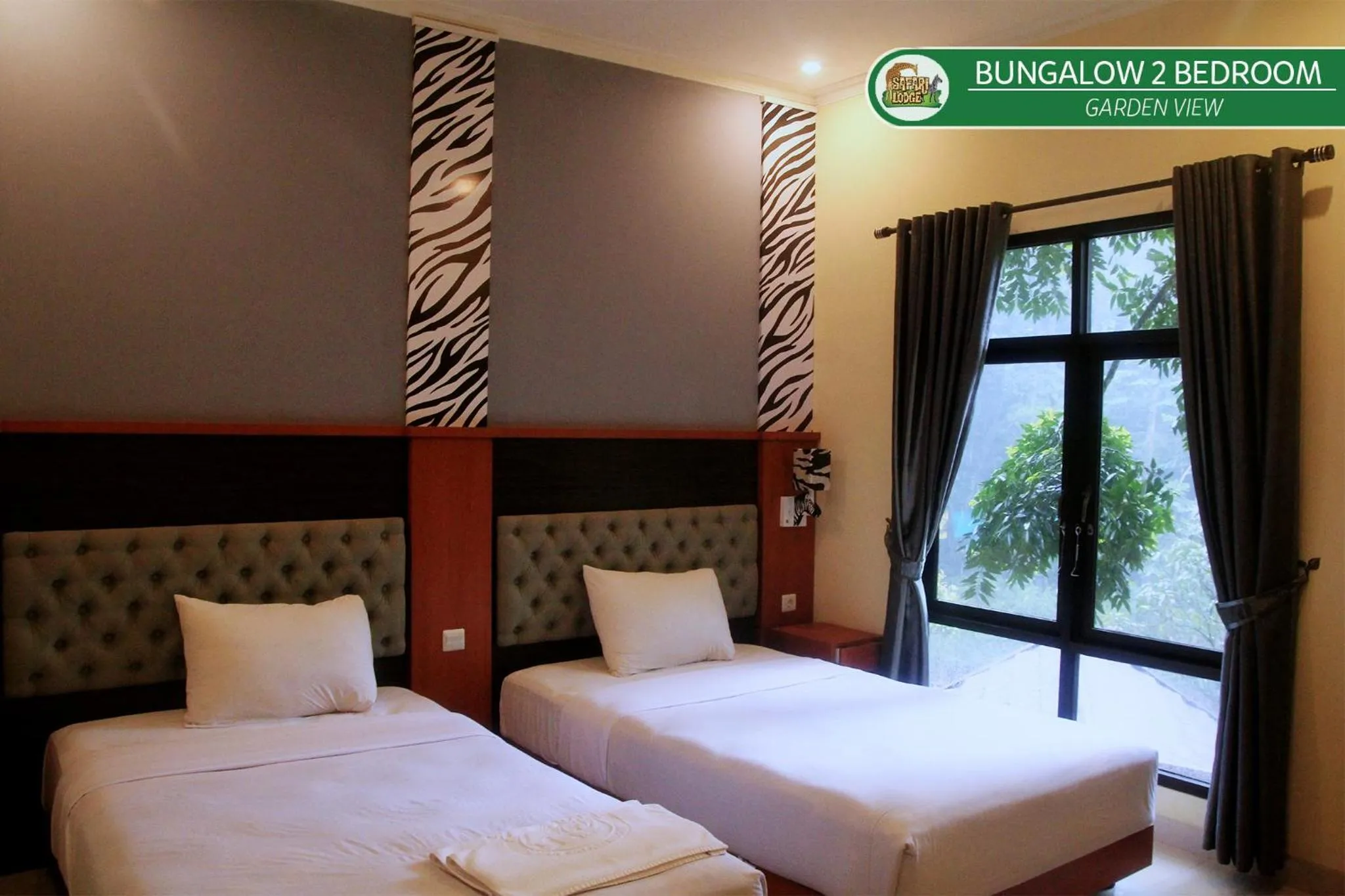 Bed in Safari Resort