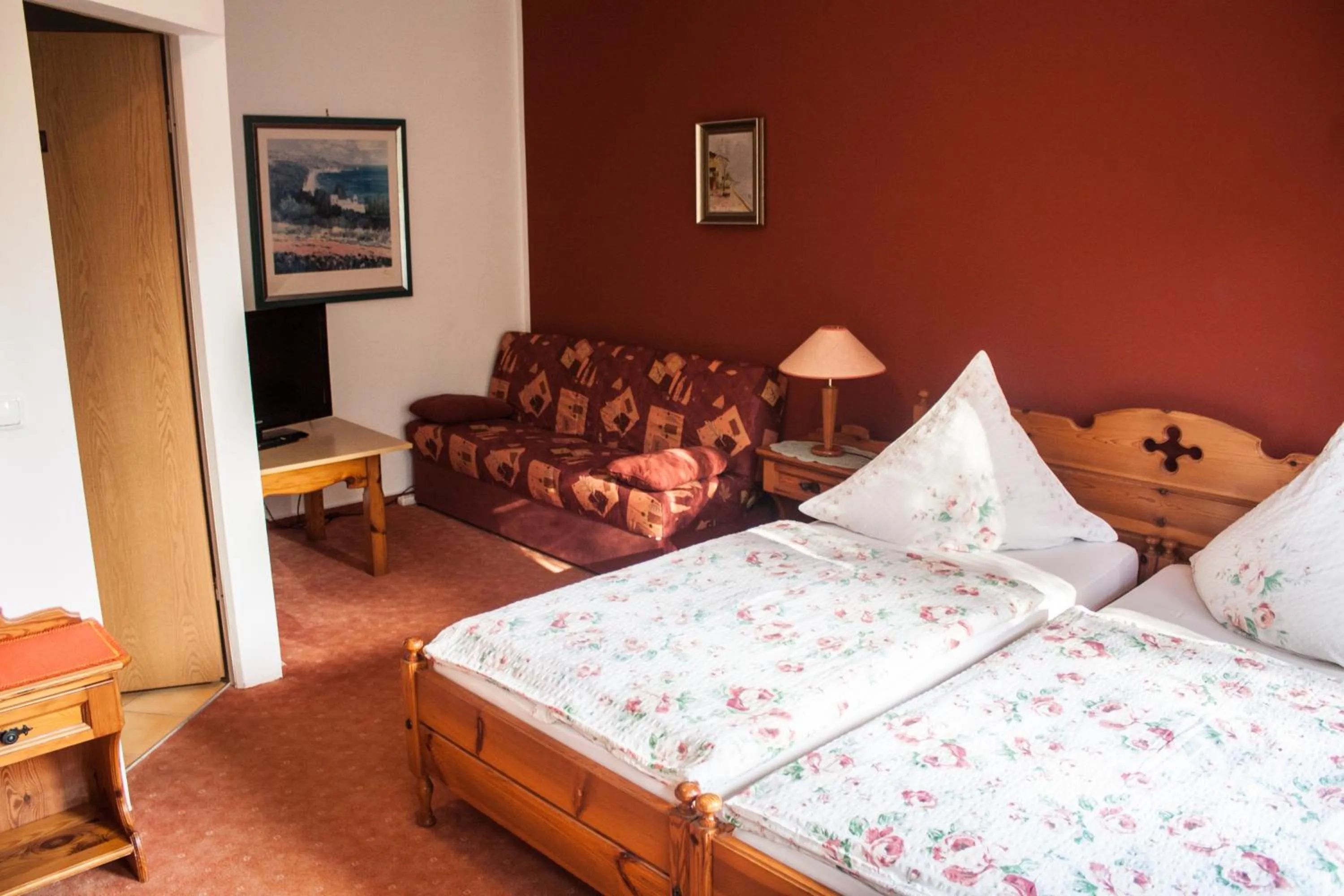 Bed in Landgasthof zur Quelle