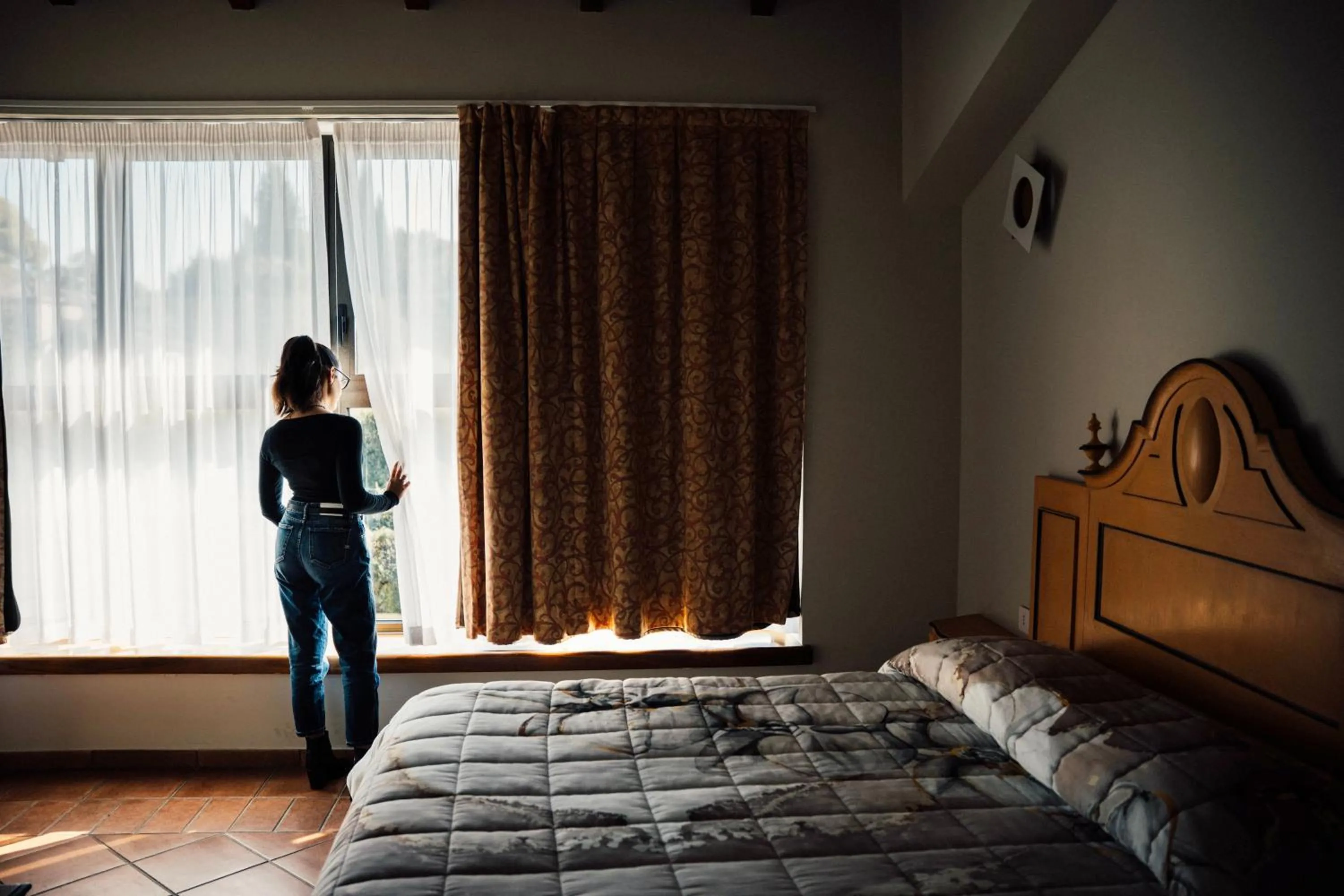 Photo of the whole room, Bed in Albergo La Meridiana