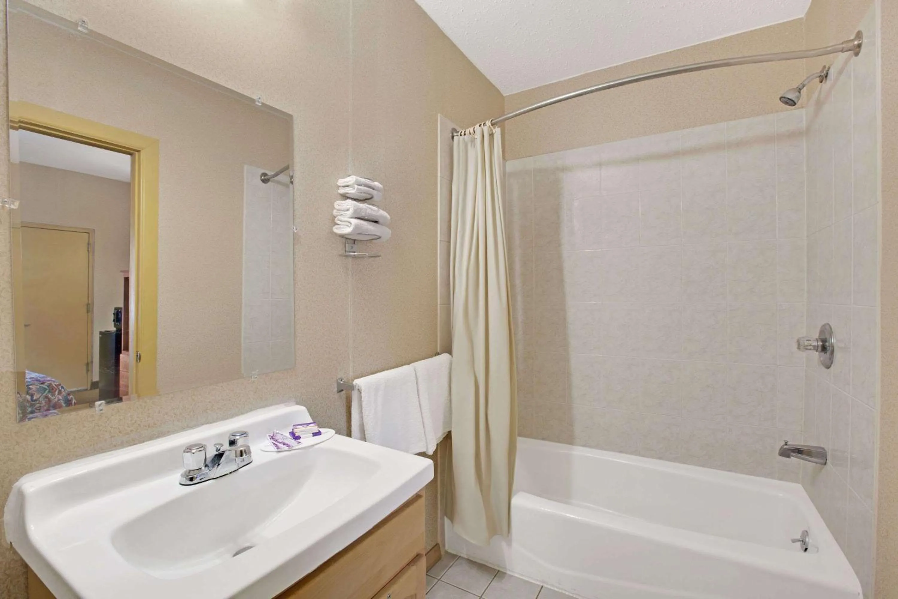 Photo of the whole room, Bathroom in Knights Inn Pine Brook
