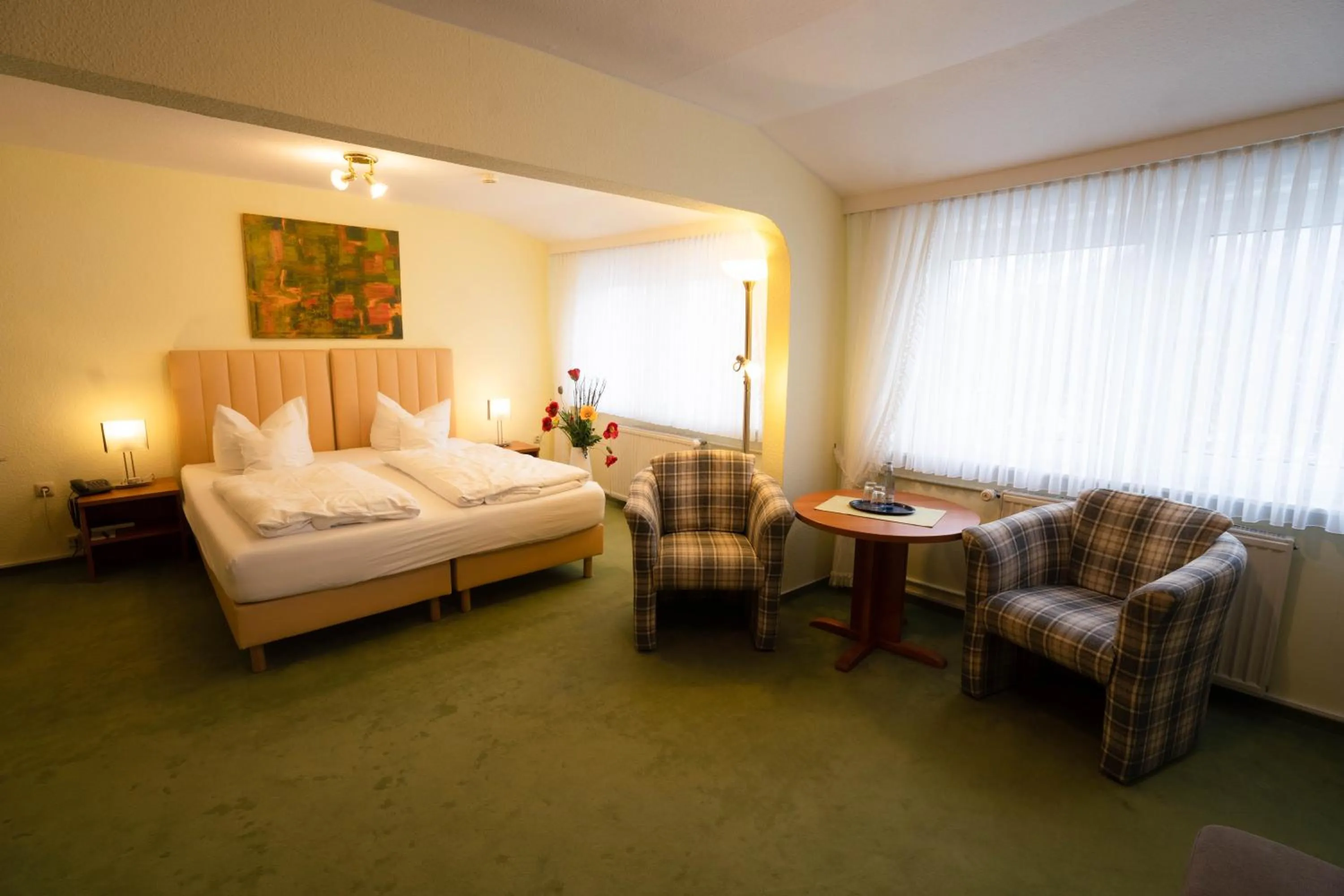 Photo of the whole room, Bed in Komforthotel & Restaurant Riemann