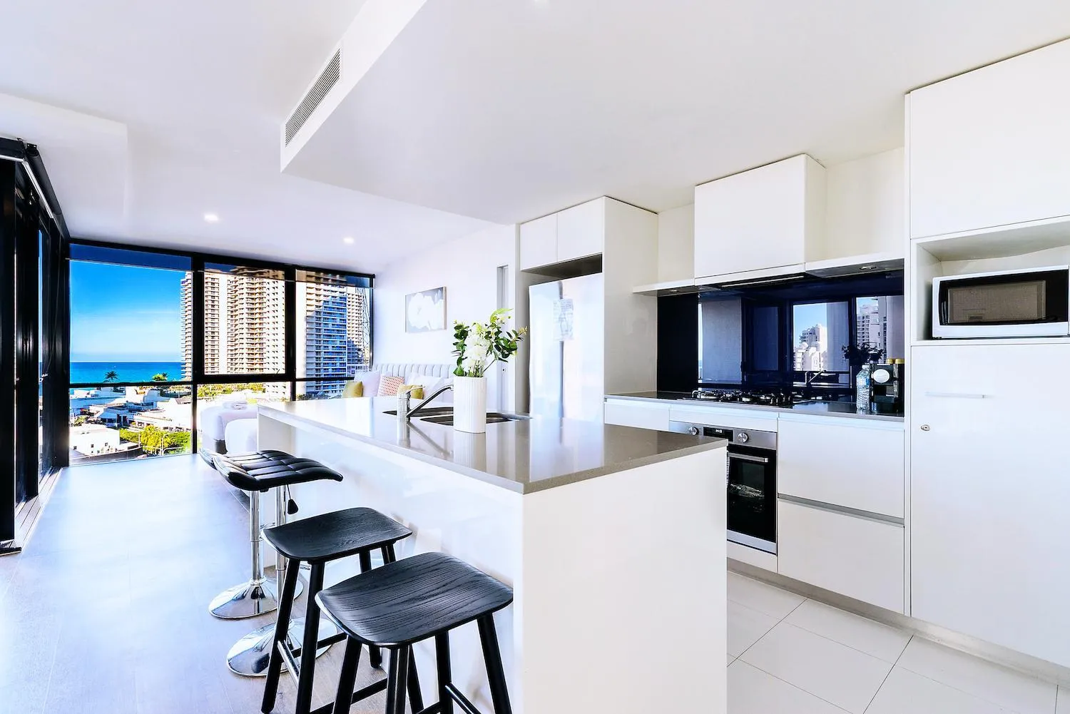 Sea view in Circle On Cavill Surfers Paradise Apartments-Holiday Paradise