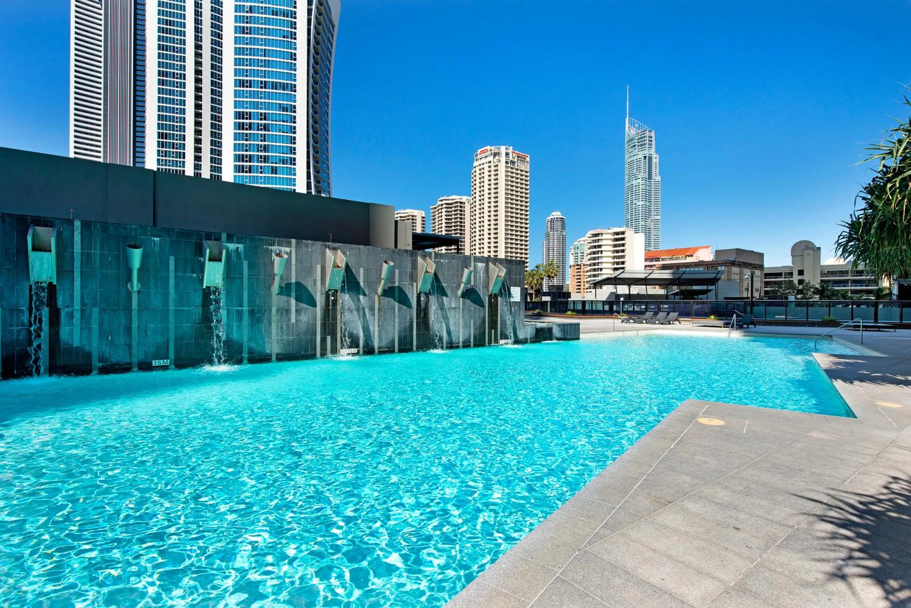 Swimming pool in Circle On Cavill Surfers Paradise Apartments-Holiday Paradise