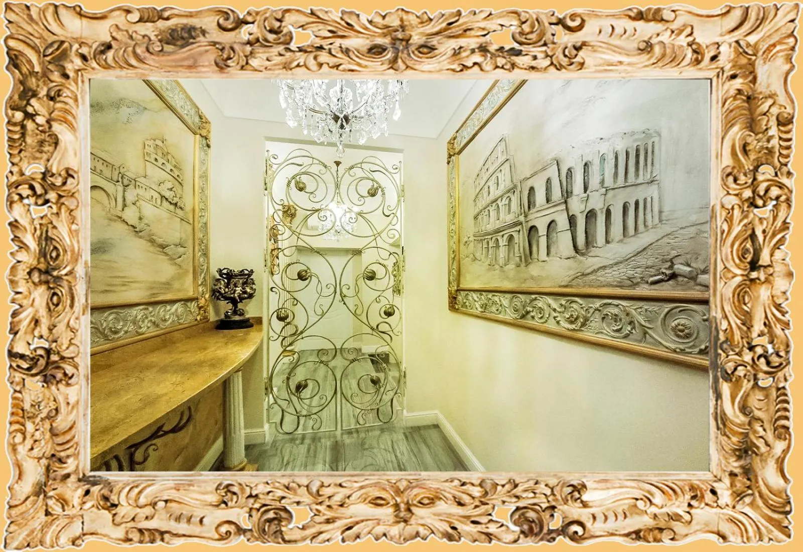 Living room in Impero Vaticano Suites Guest House