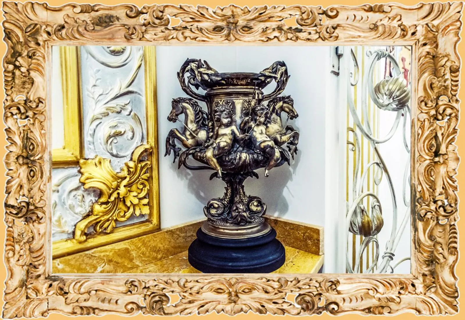 Living room in Impero Vaticano Suites Guest House