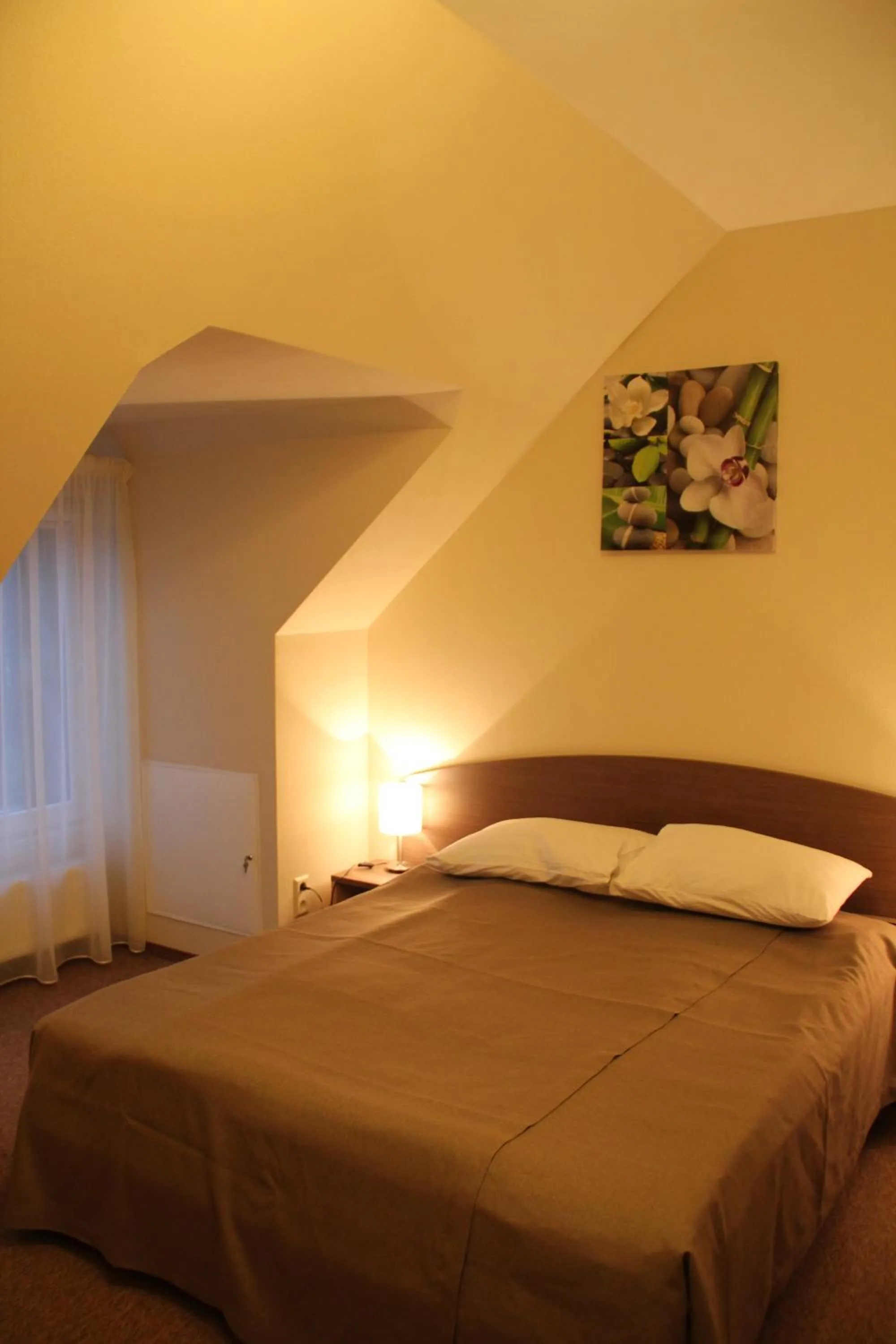 Bed in Dzintars Hotel