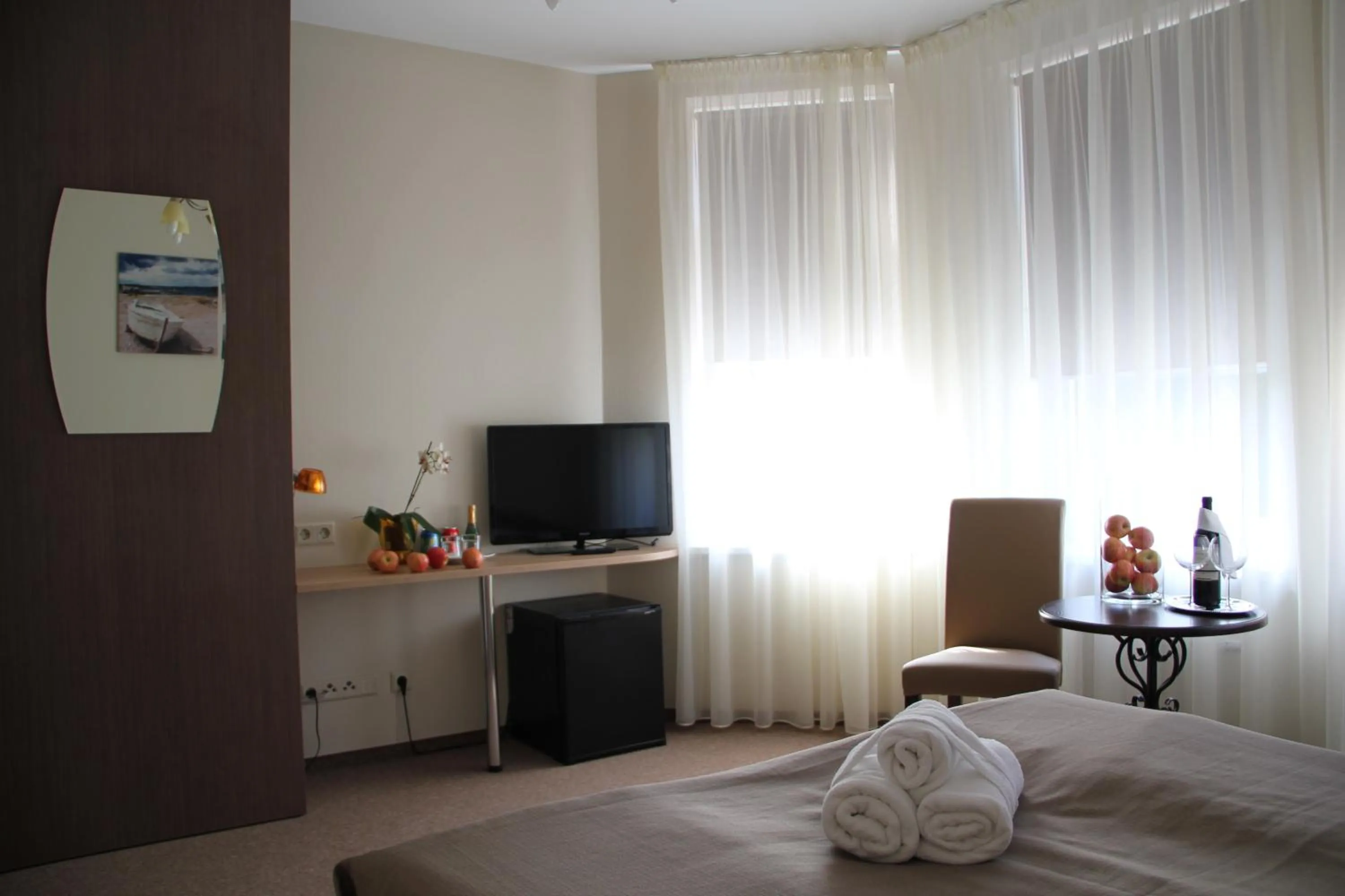 TV and multimedia, Bed in Dzintars Hotel