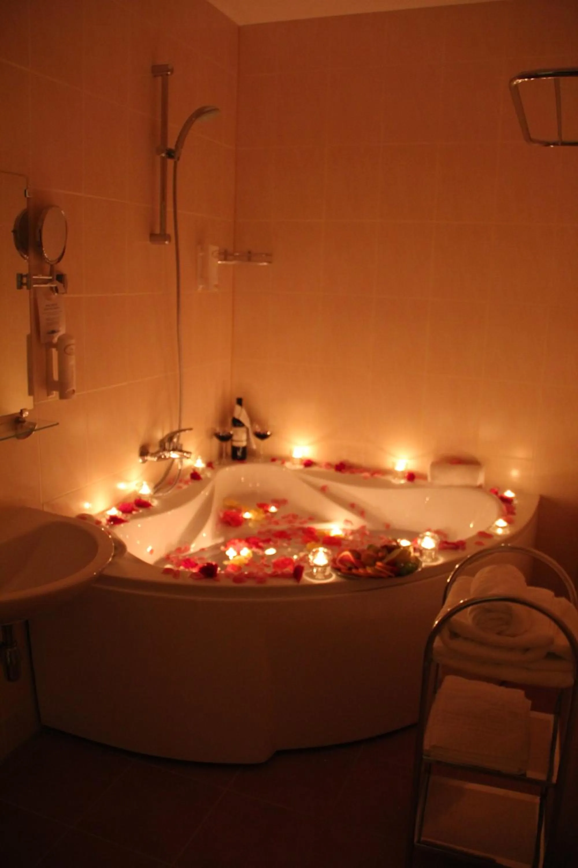 Bathroom in Dzintars Hotel