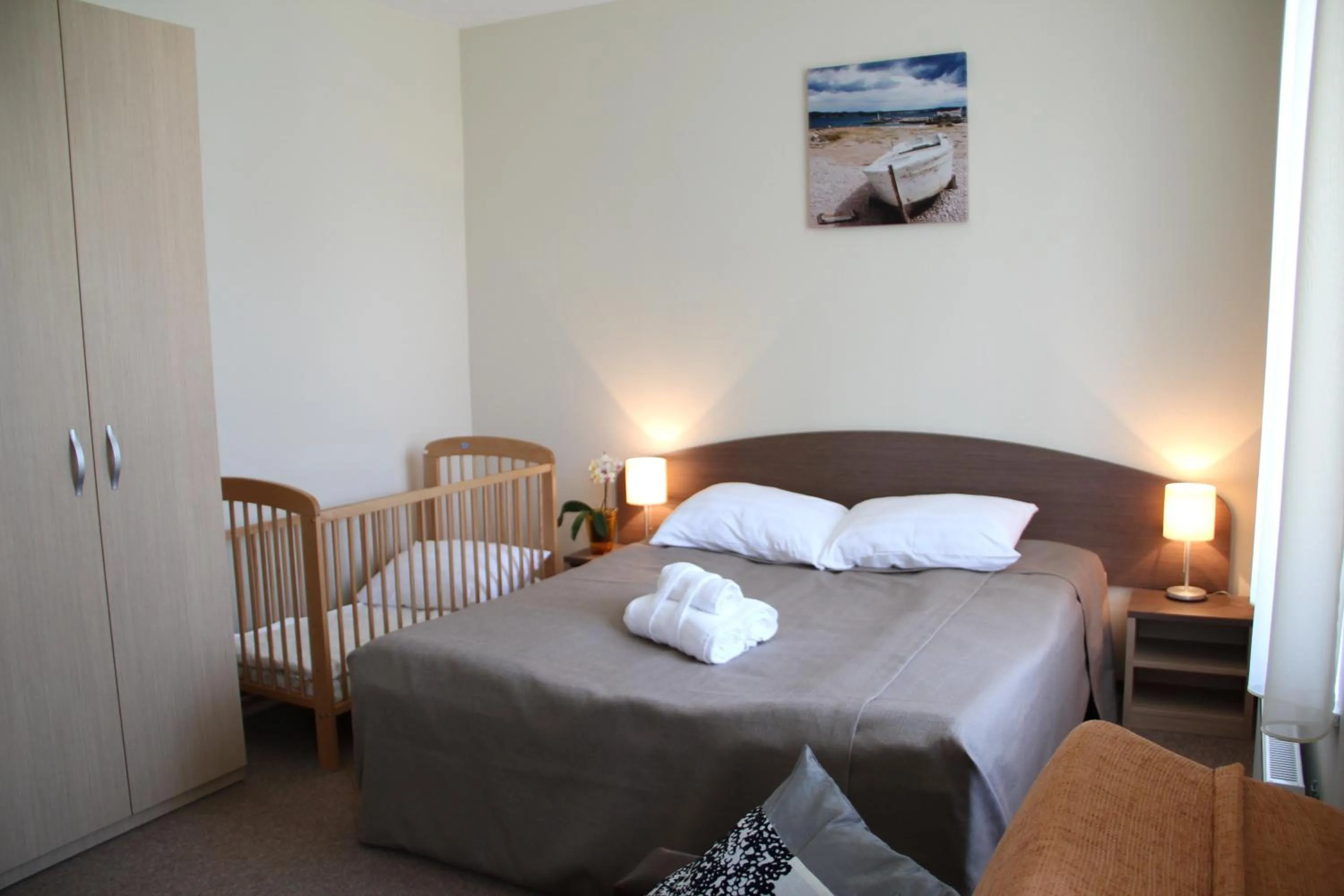 Bedroom, Bed in Dzintars Hotel