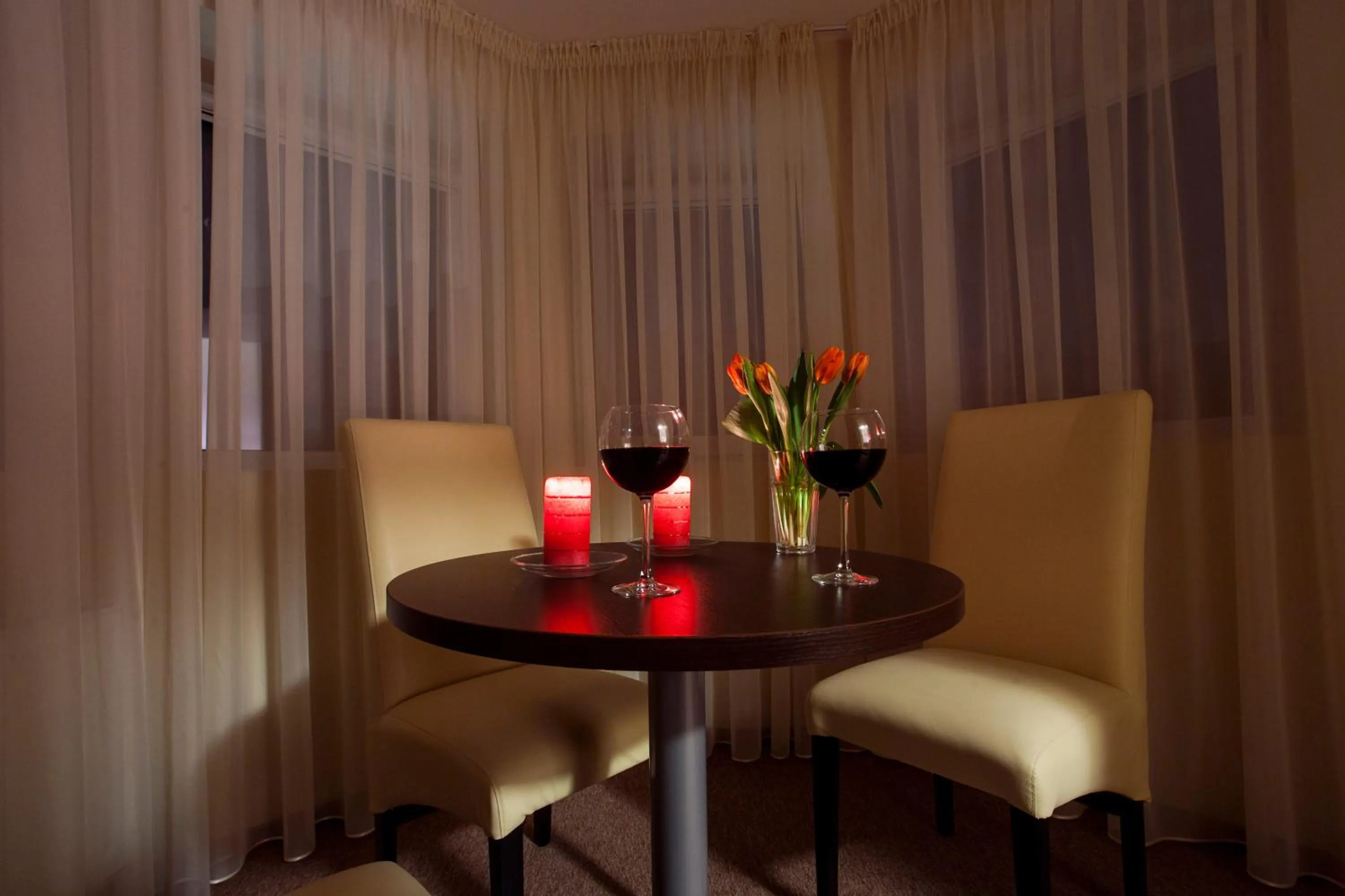 Seating area in Dzintars Hotel