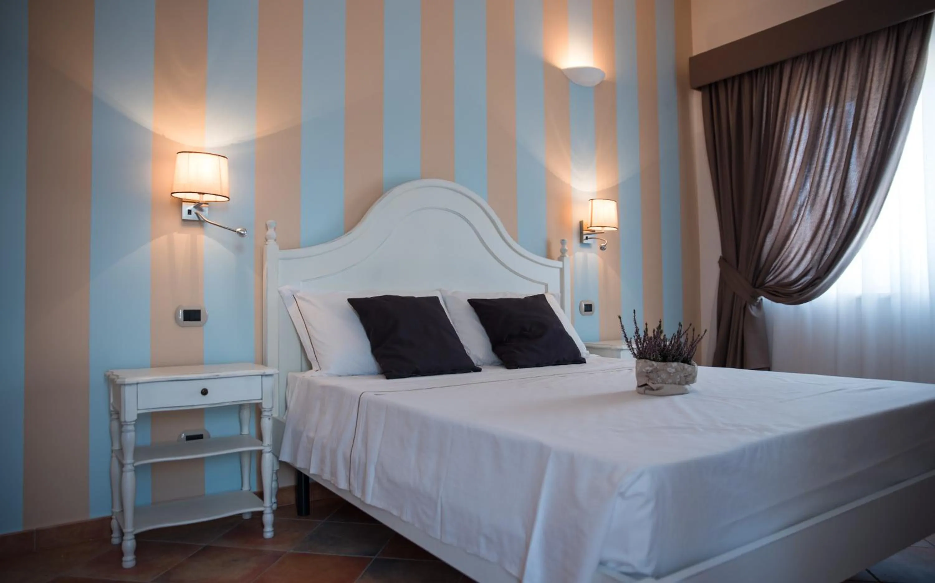 Bed in Anima Antiqua Relais & Spa