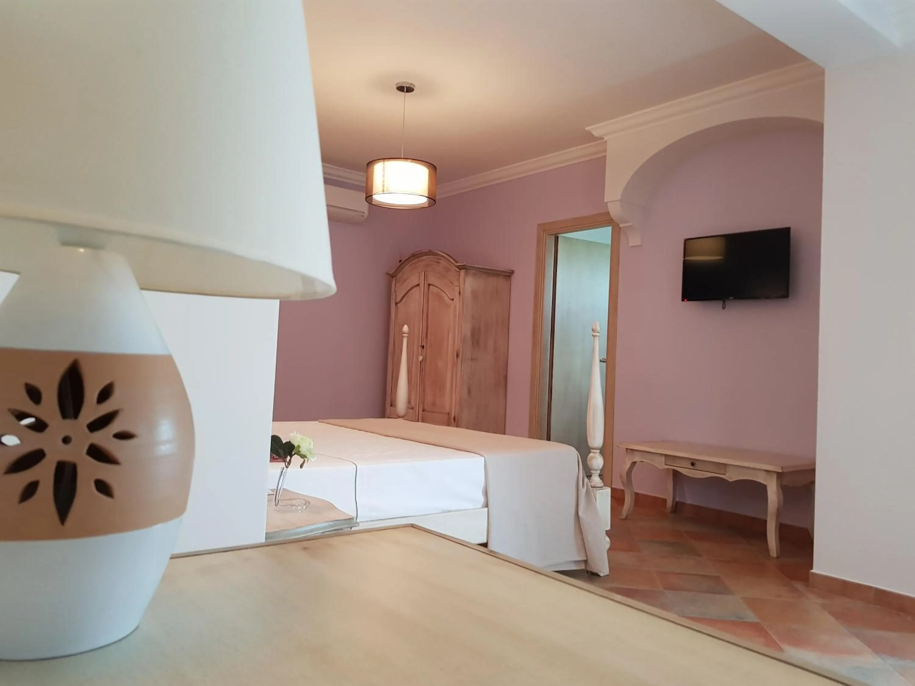 Bed in Anima Antiqua Relais & Spa