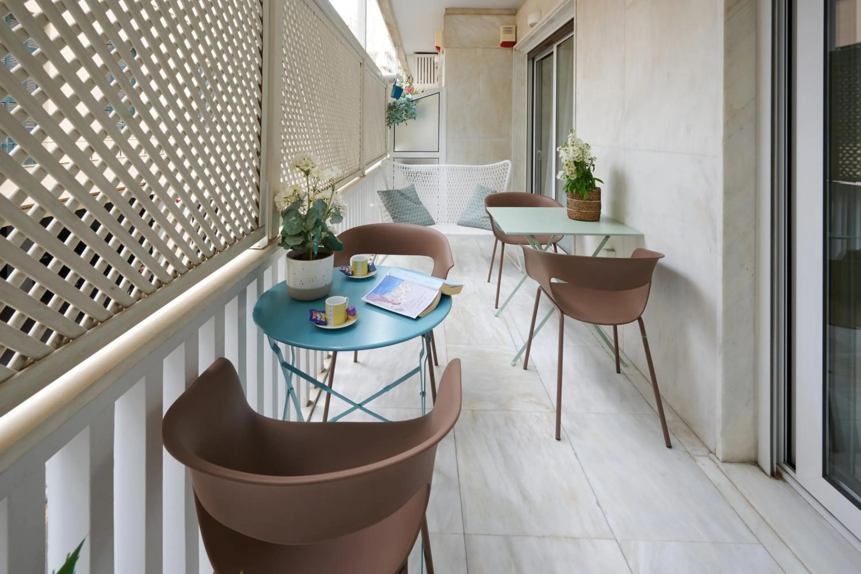 Balcony/Terrace in Rastoni Athens Suites near Acropolis