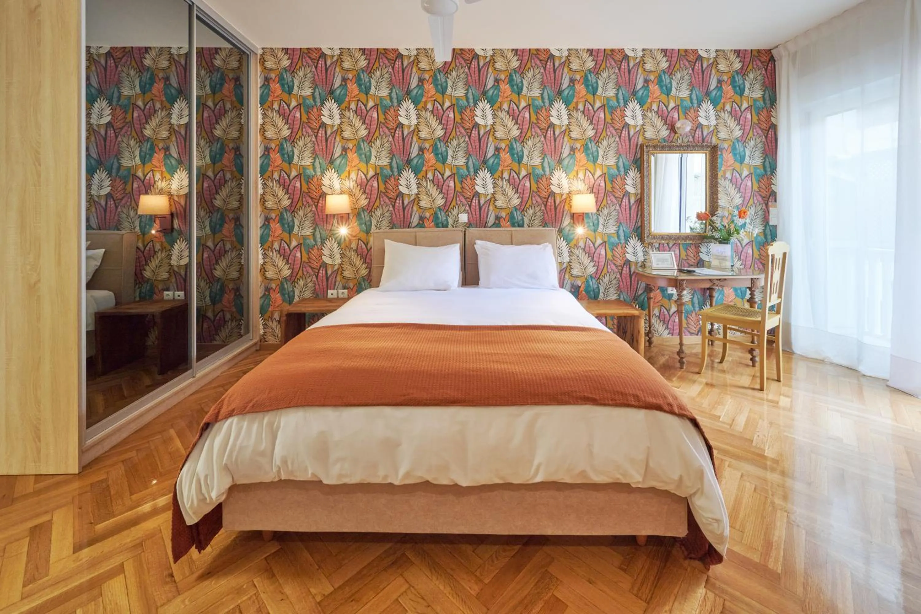 Bed in Rastoni Athens Suites near Acropolis