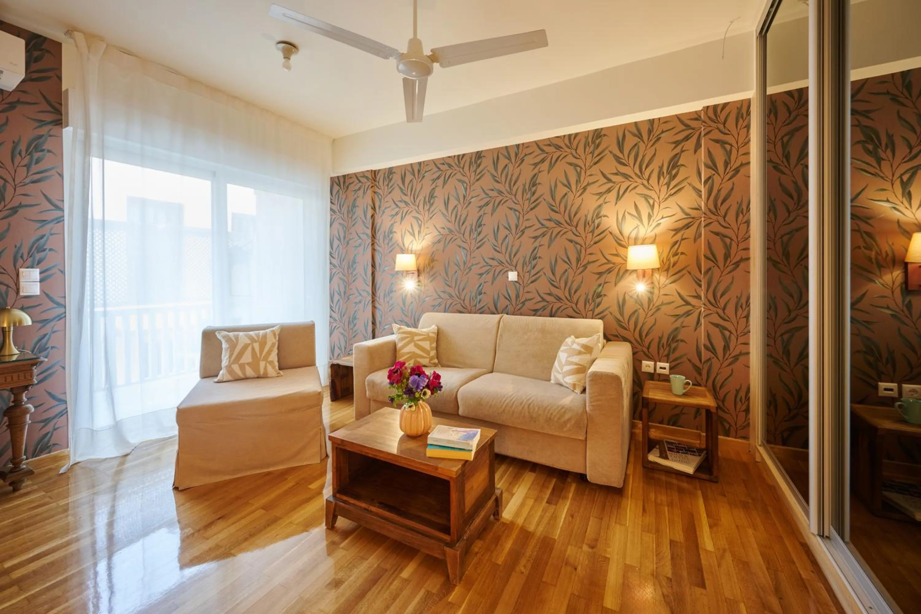 Living room in Rastoni Athens Suites near Acropolis