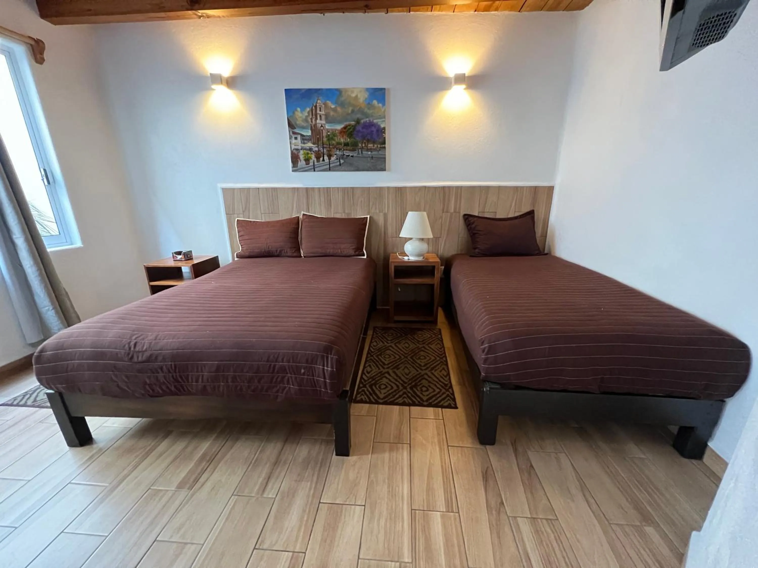 Bed in Hotel San Sebastian