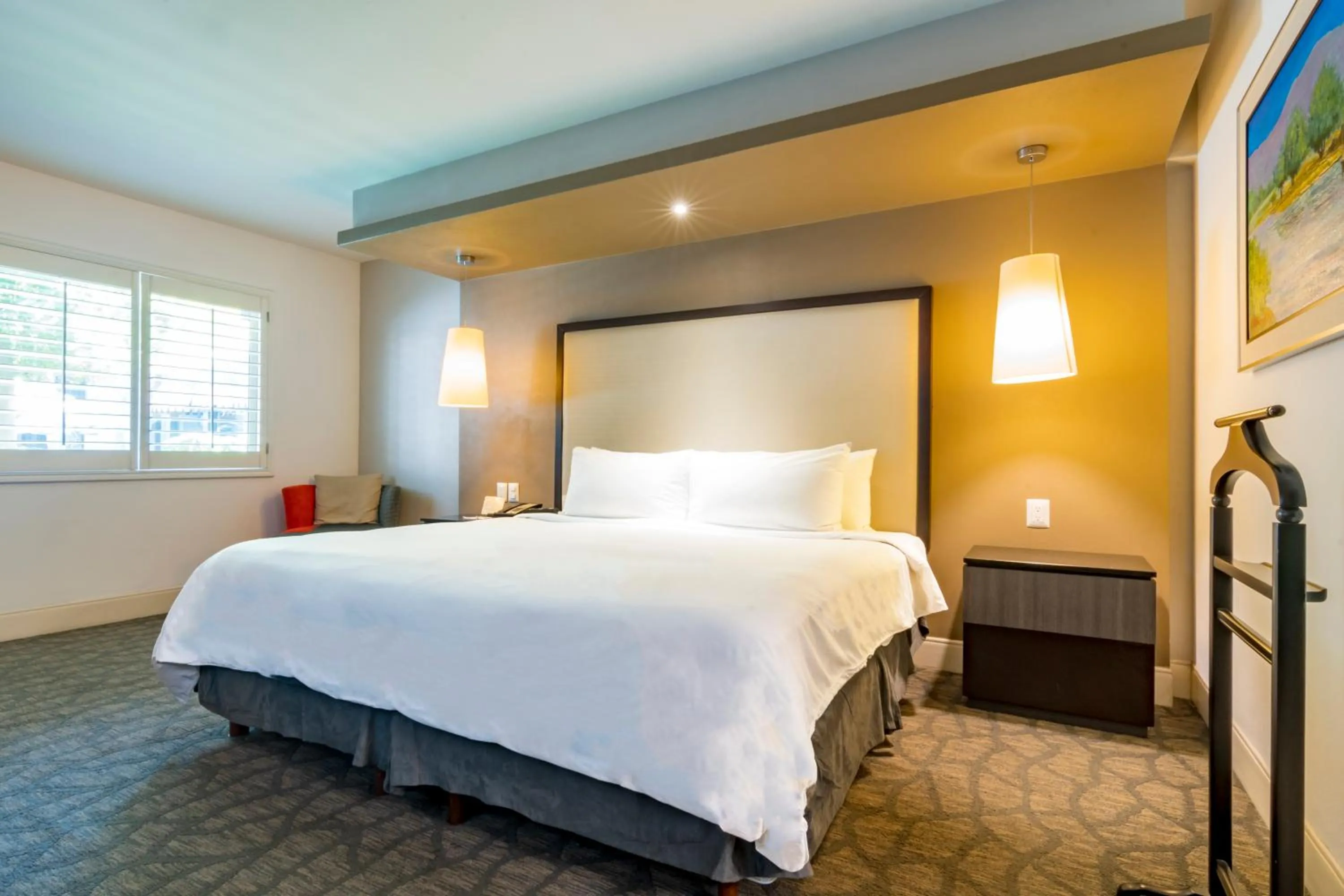 Bed in Hotel Lucerna Mexicali