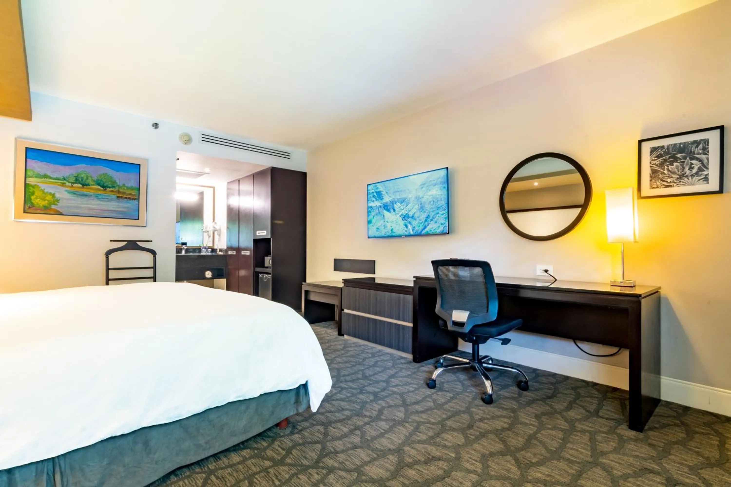 Bed in Hotel Lucerna Mexicali