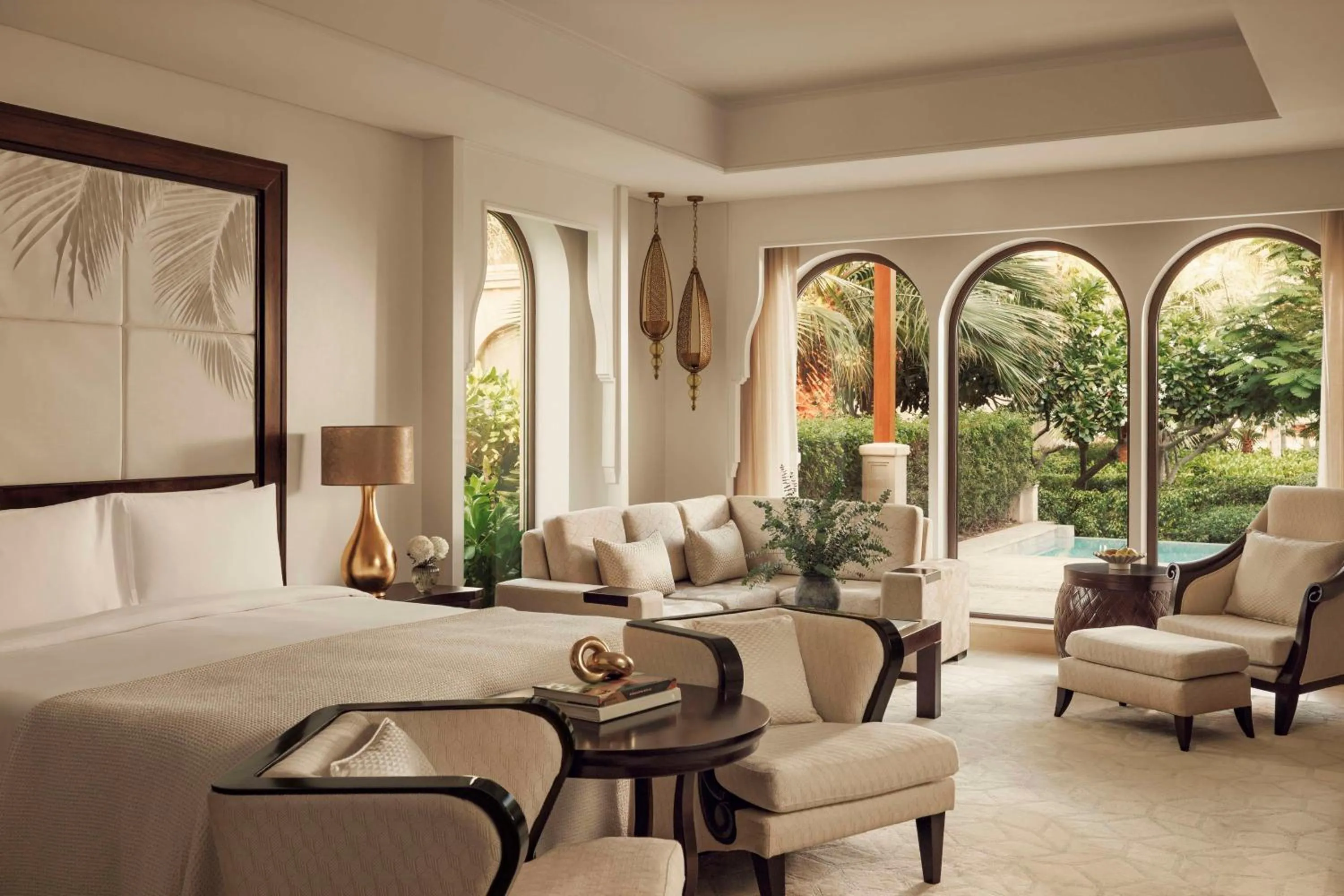 Living room, Bed in One&Only The Palm Dubai