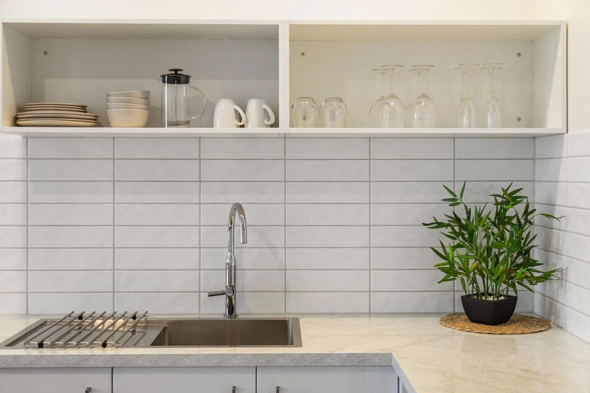 kitchen in Robe Central Motel