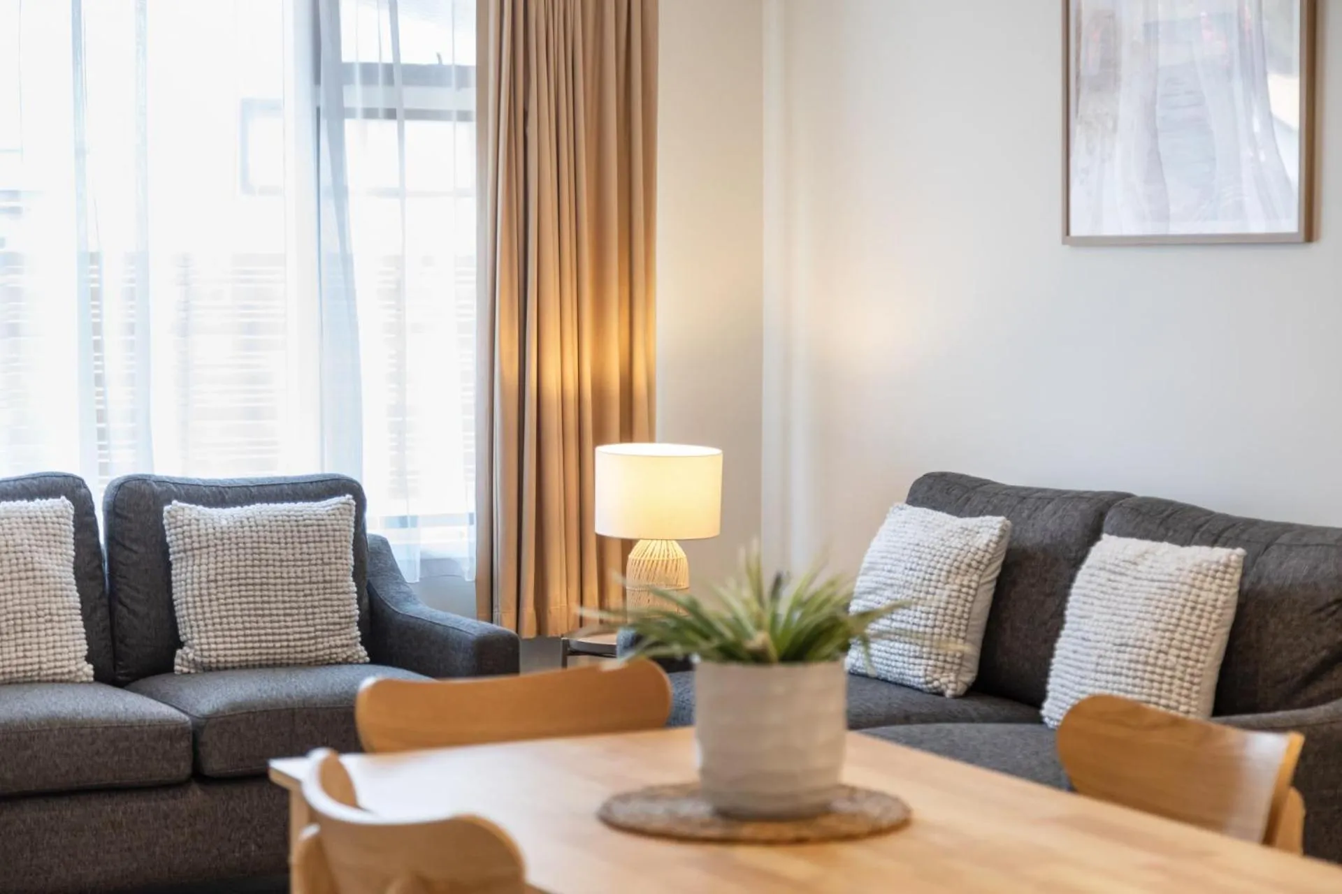 Living room in Robe Central Motel