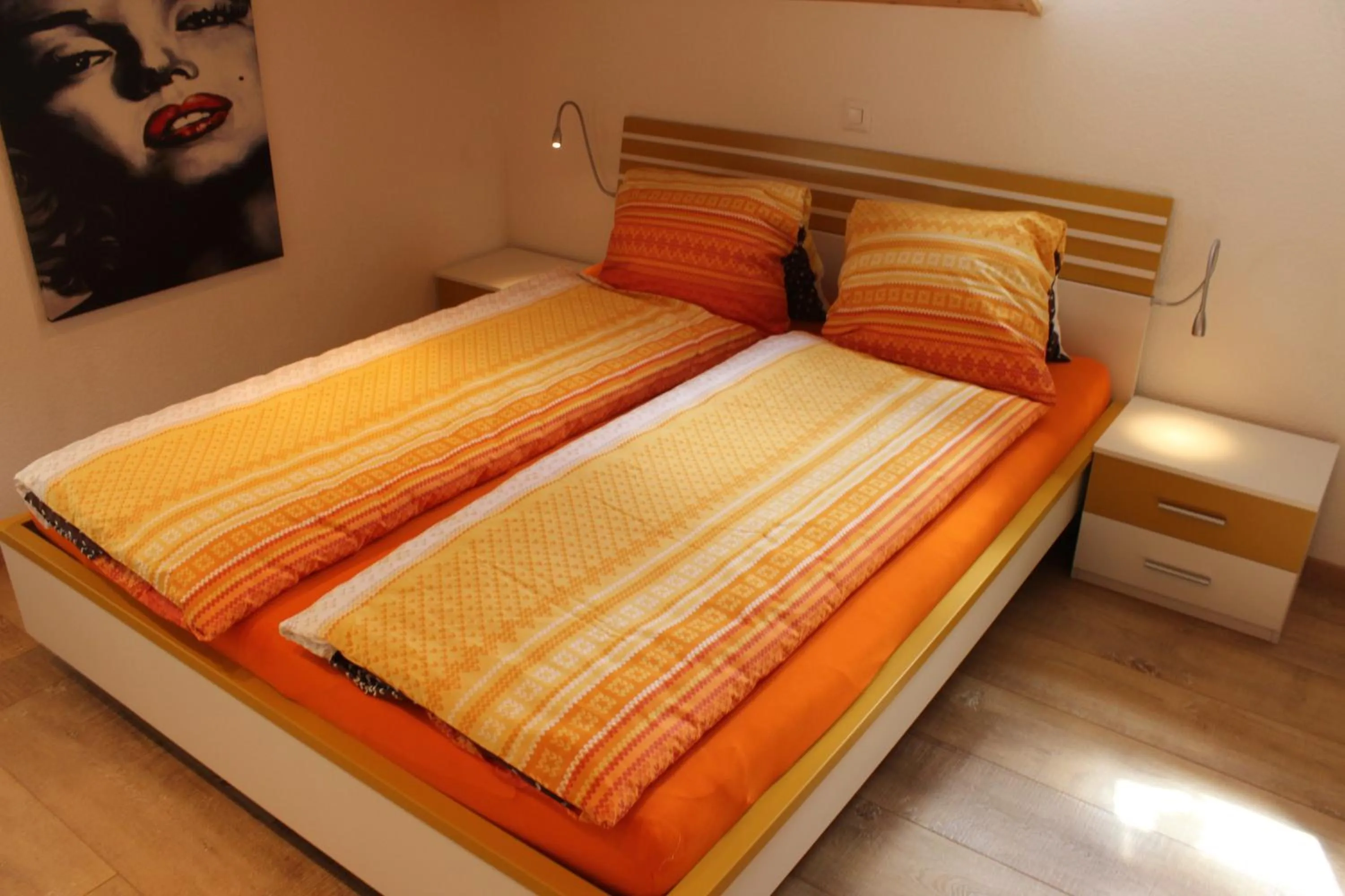 Bedroom, Bed in Haus Dorf 7