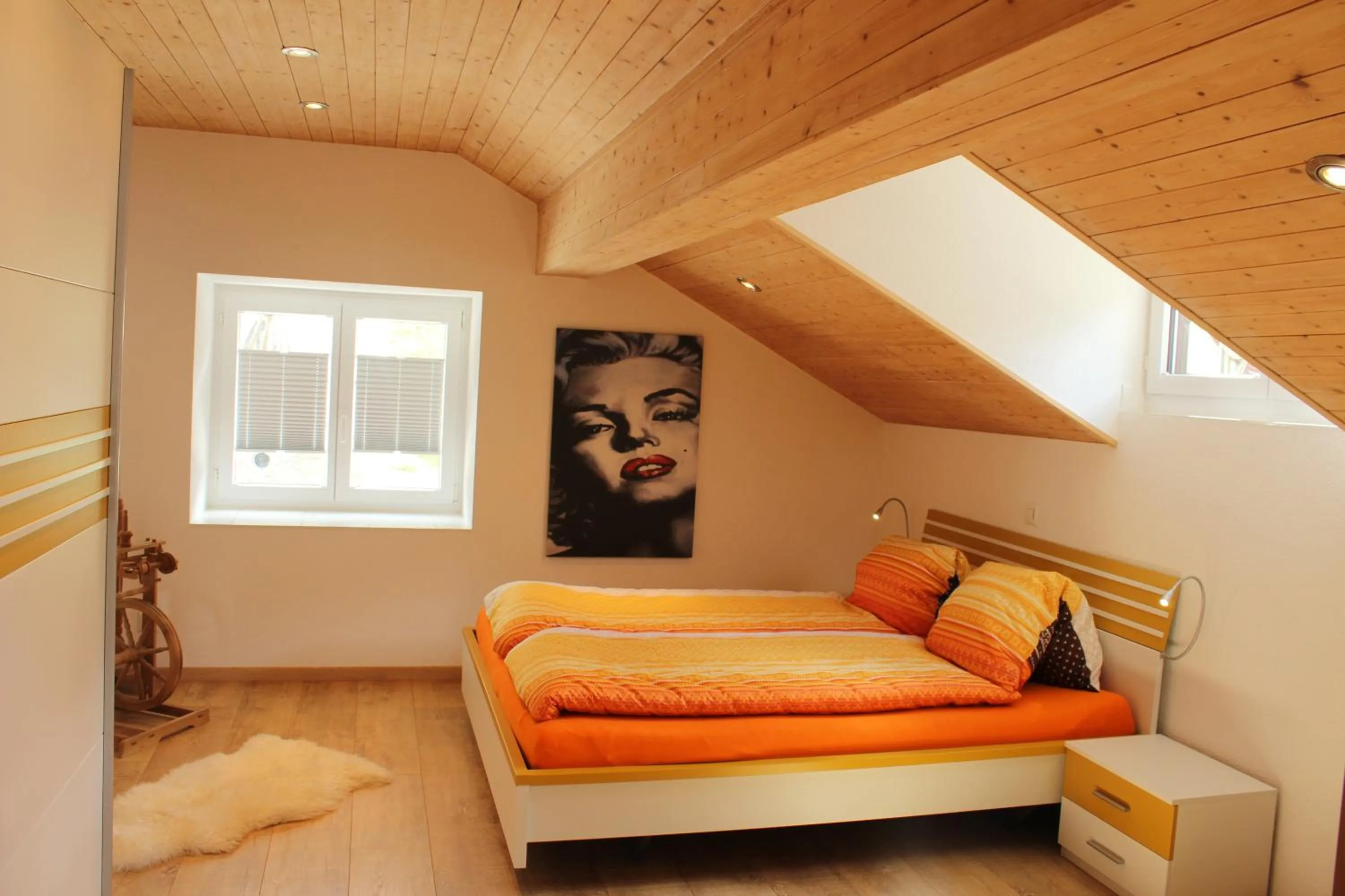 Bedroom, Bed in Haus Dorf 7