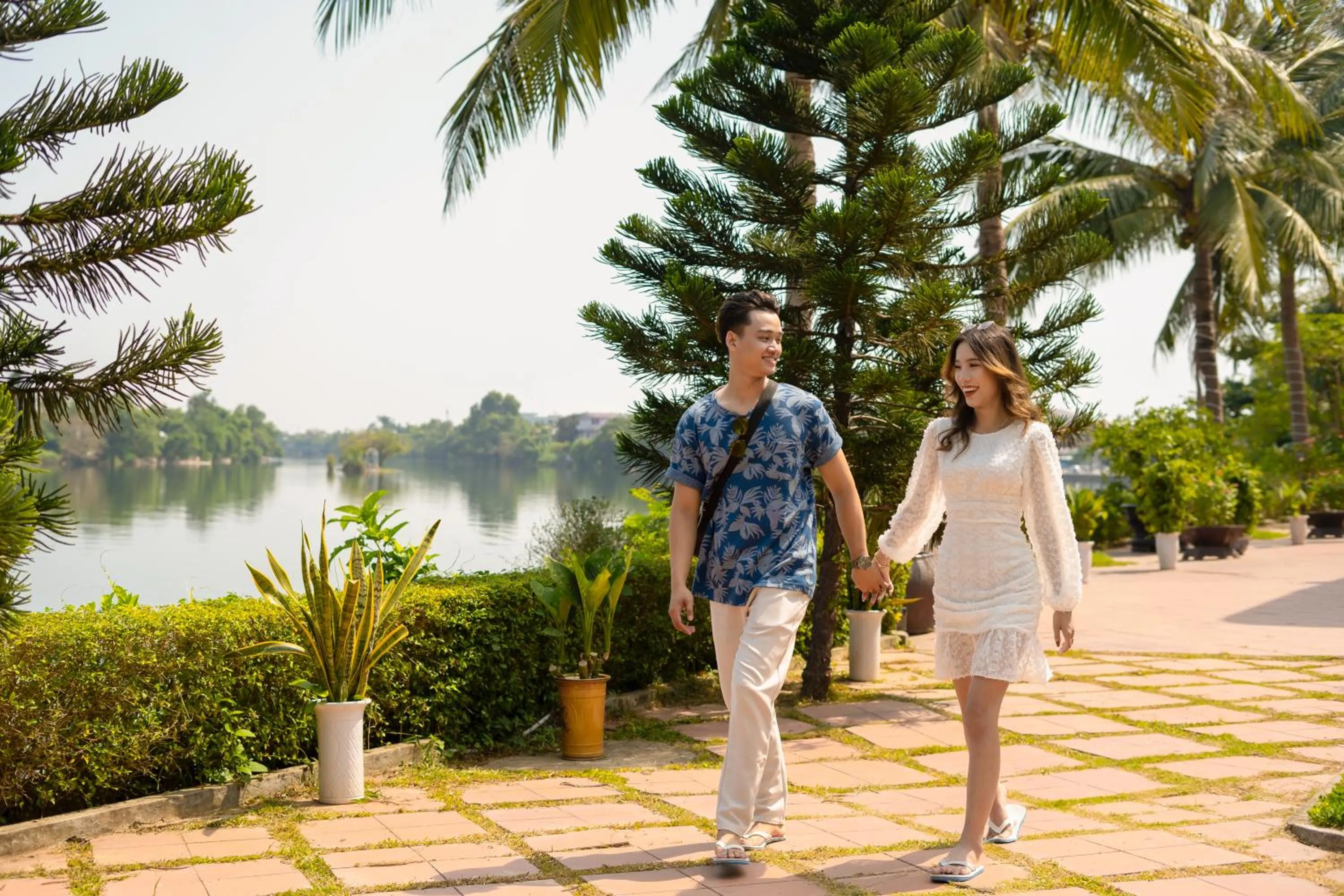 Property building in Century Riverside Hotel Hue