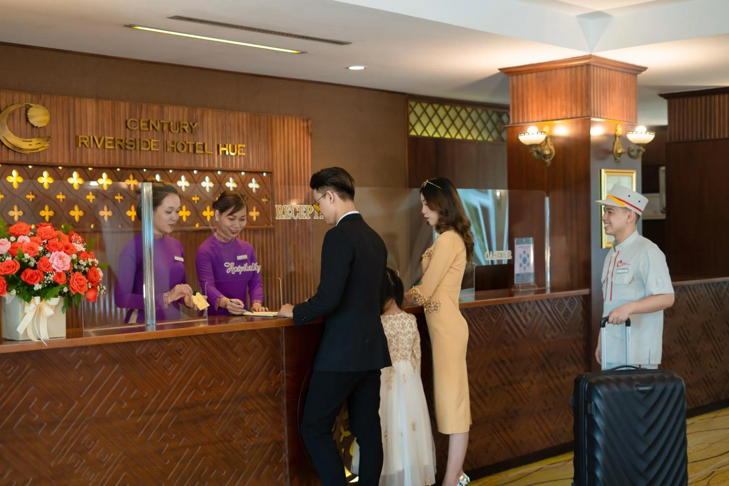 Lobby or reception in Century Riverside Hotel Hue