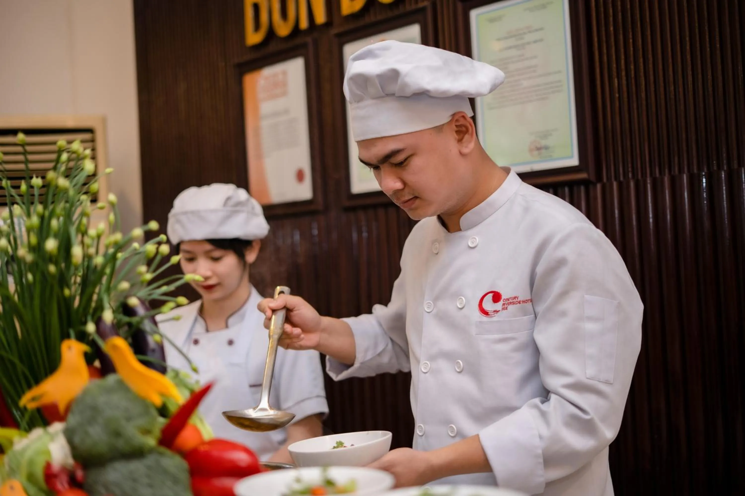 Food and drinks in Century Riverside Hotel Hue