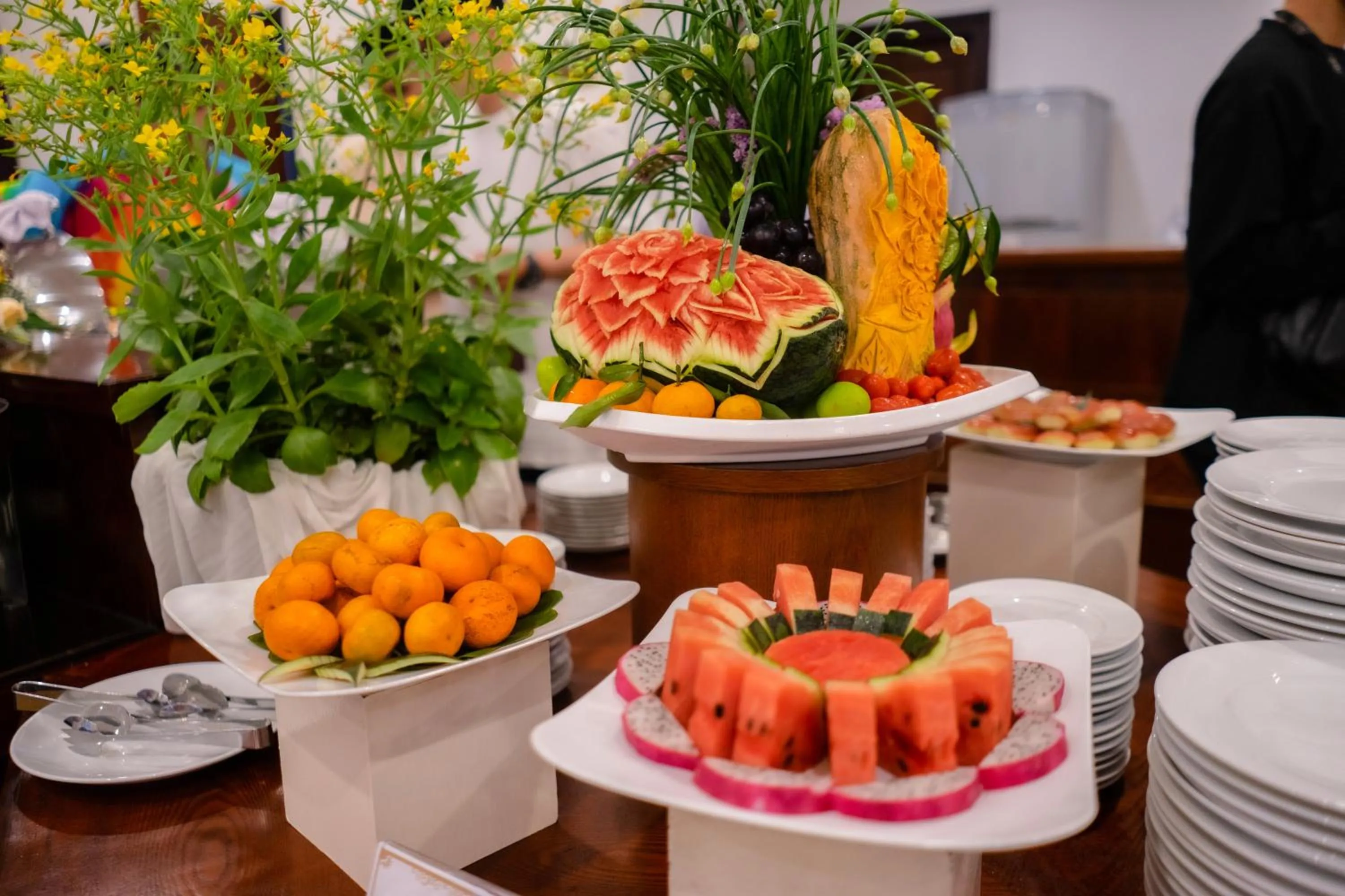 Buffet breakfast in Century Riverside Hotel Hue