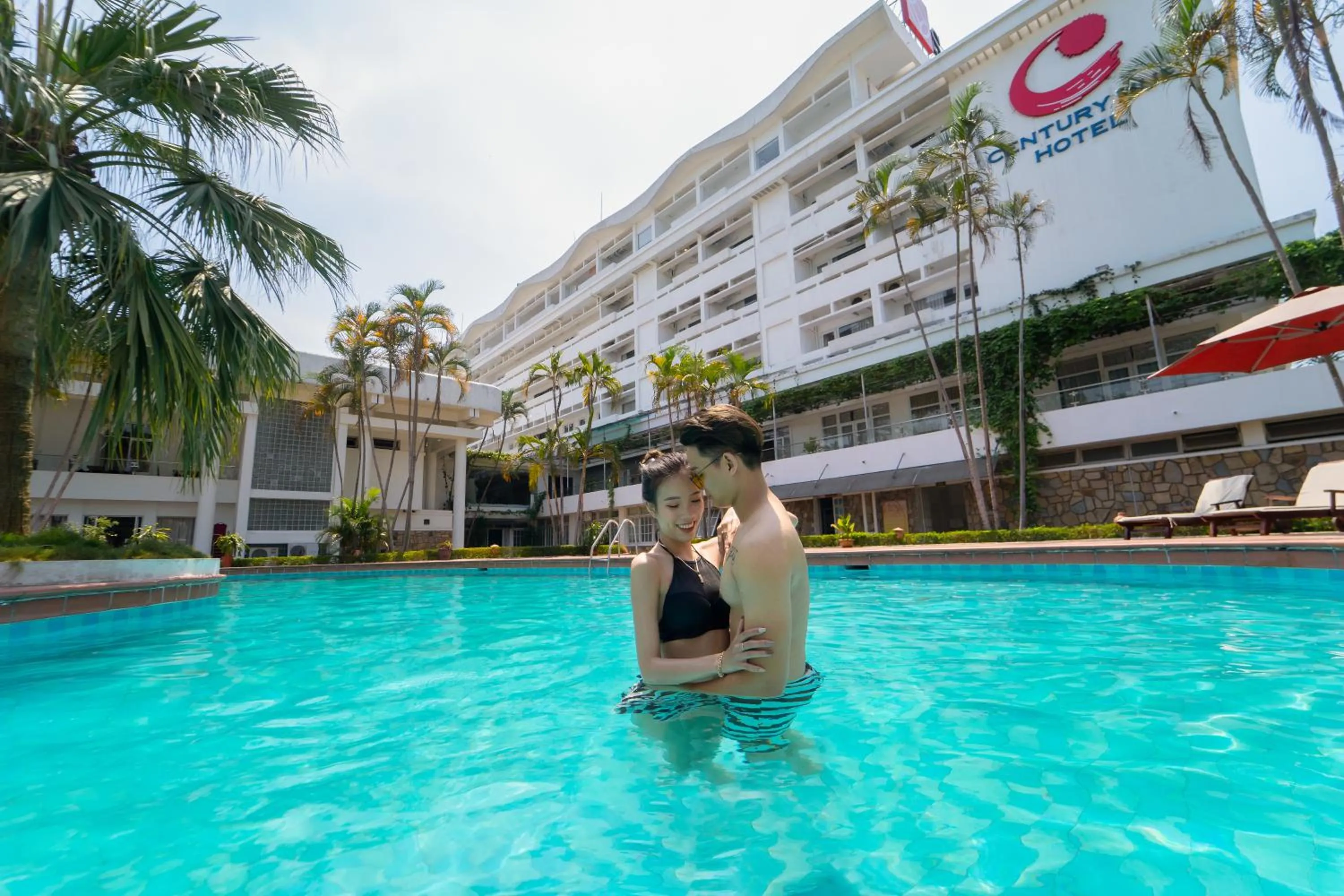 Swimming pool in Century Riverside Hotel Hue