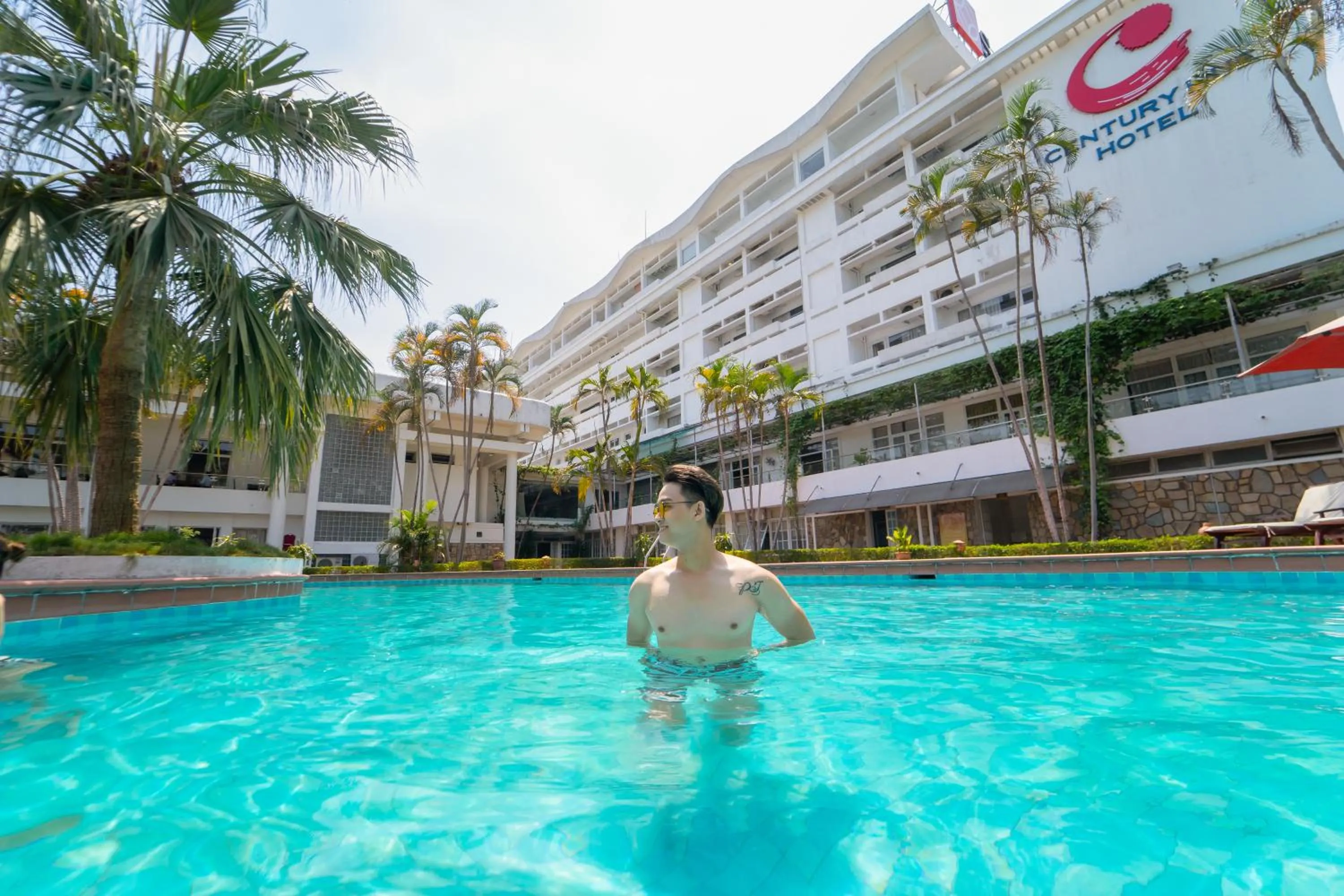 Swimming pool in Century Riverside Hotel Hue