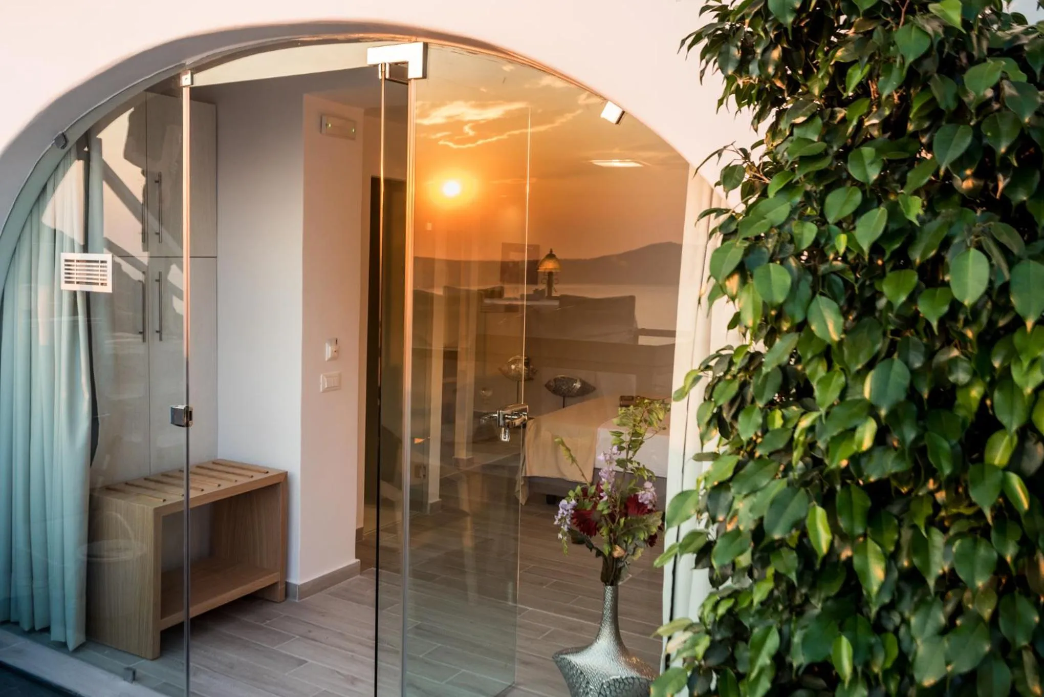 Bedroom in Kratiras View Luxury Suites