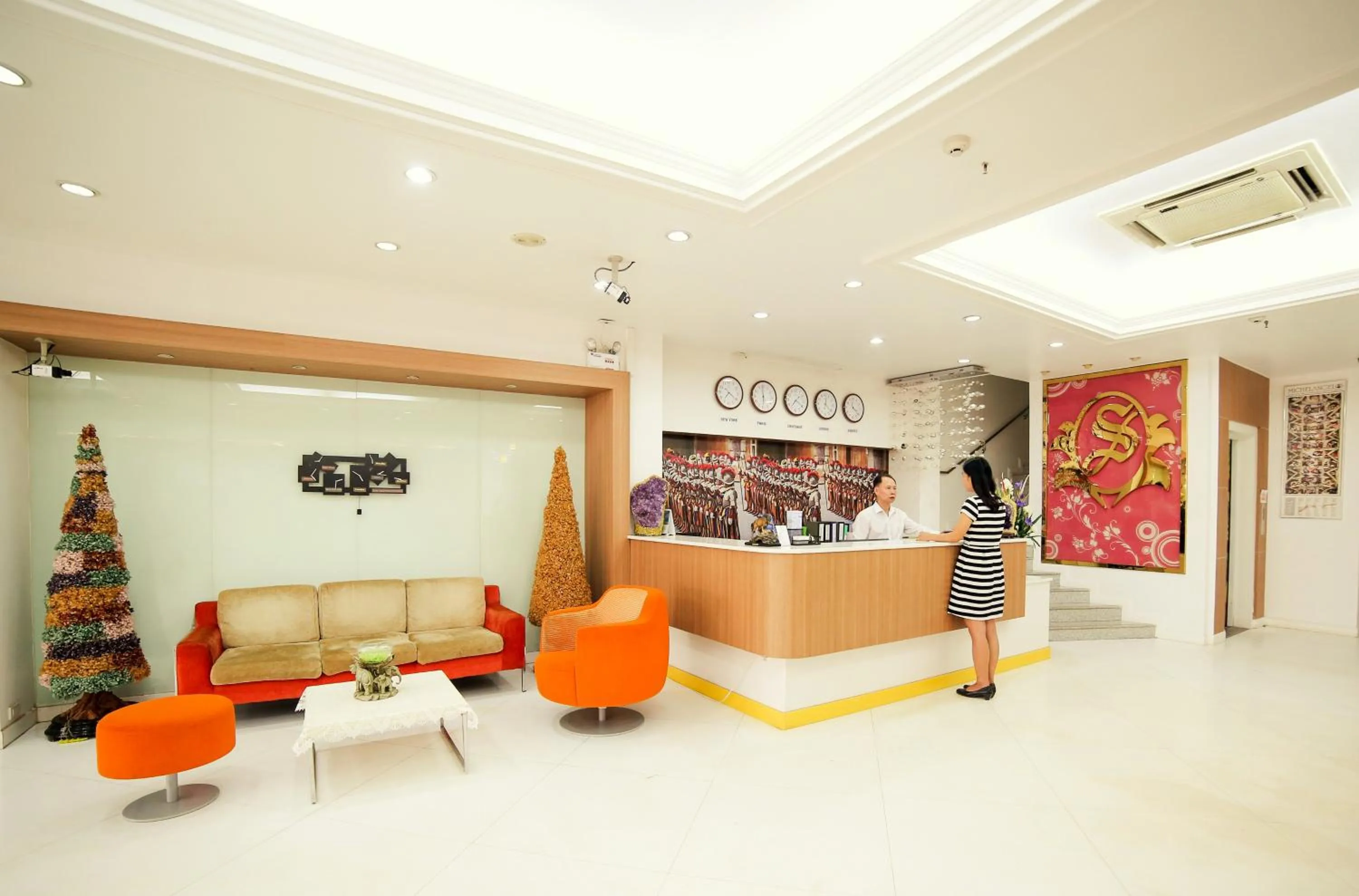 Staff in Lanexang Princess Hotel