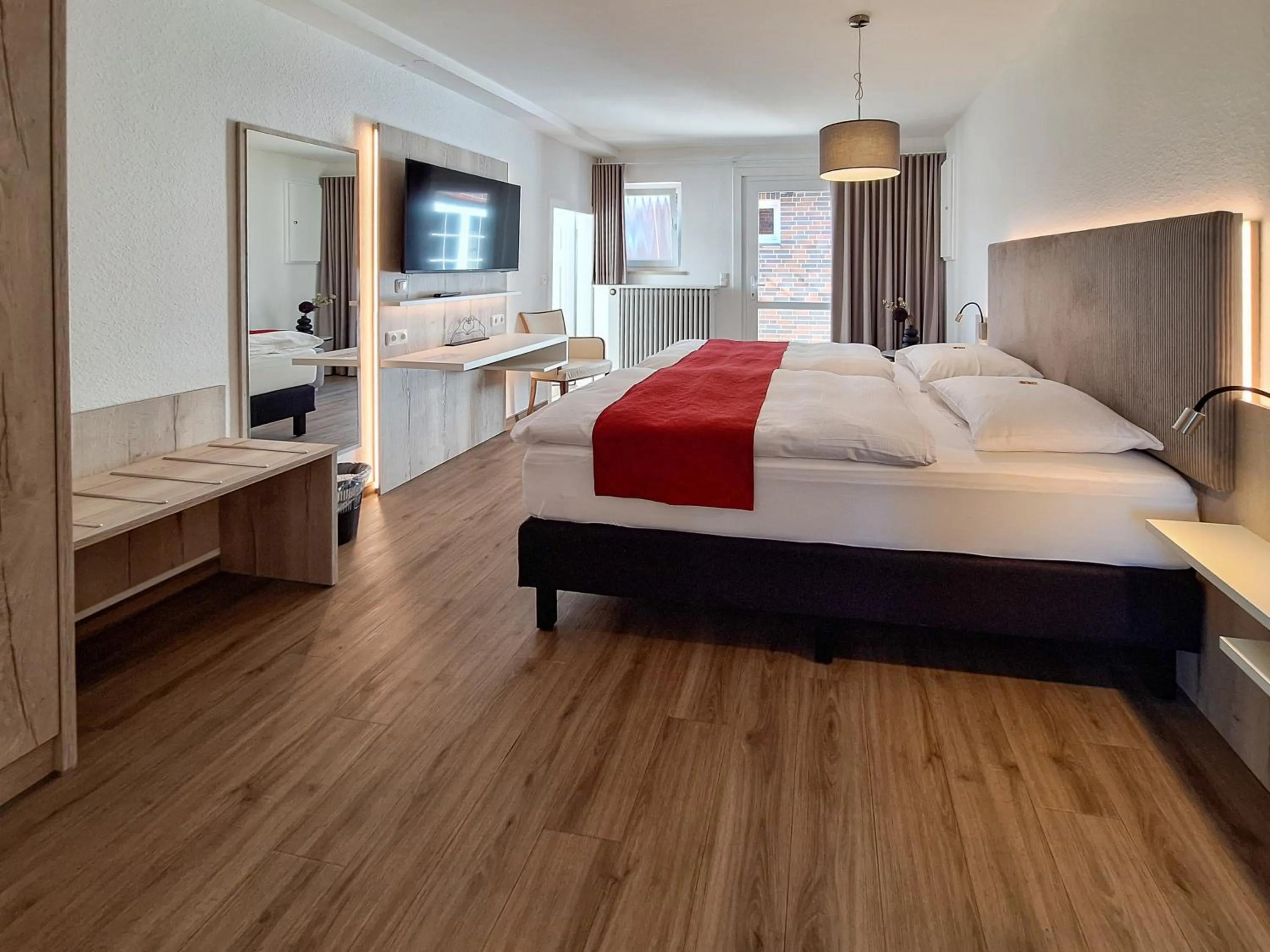 Bed in Hotel Zur Post