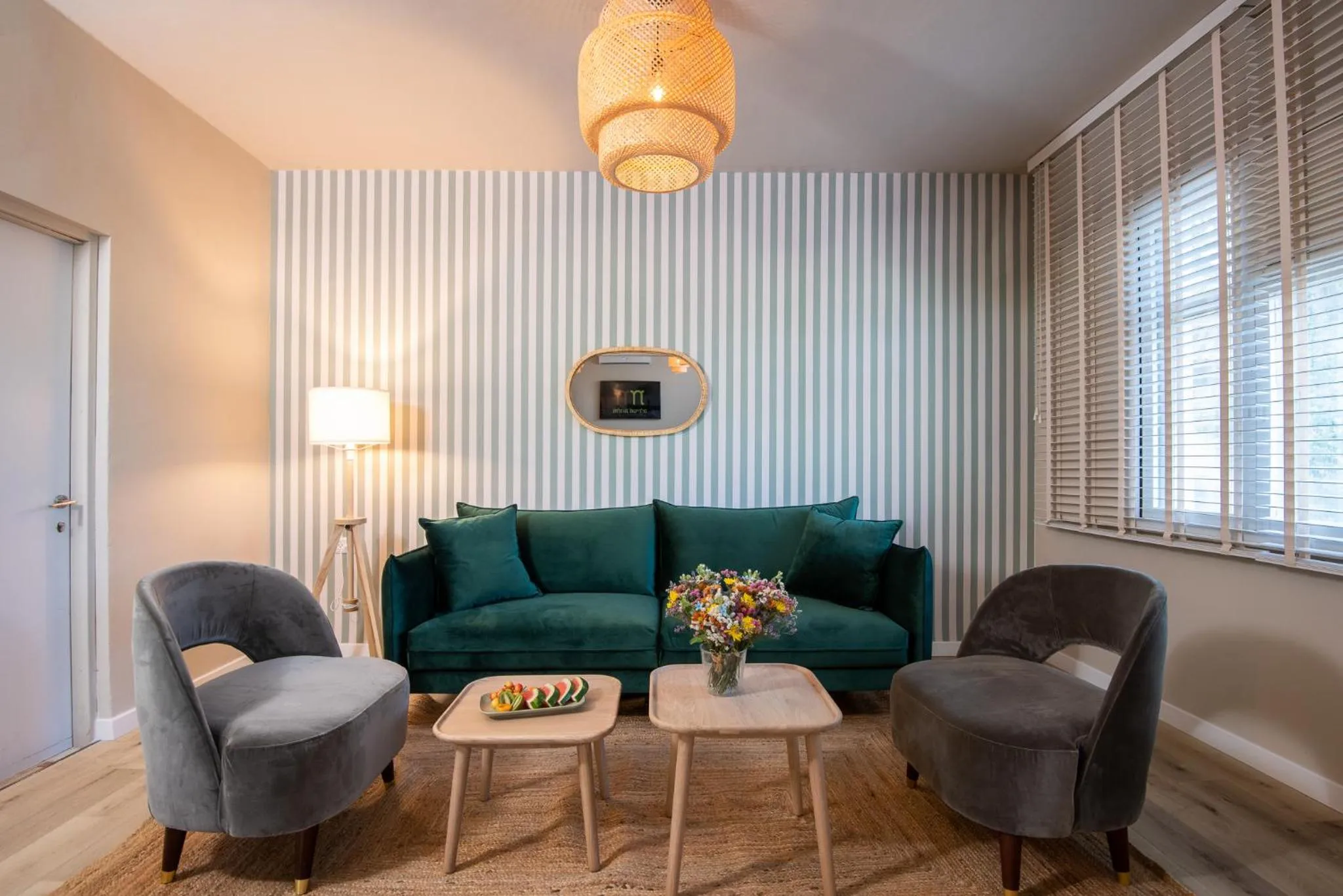 Seating area in Erettz Dafna Travel Hotel