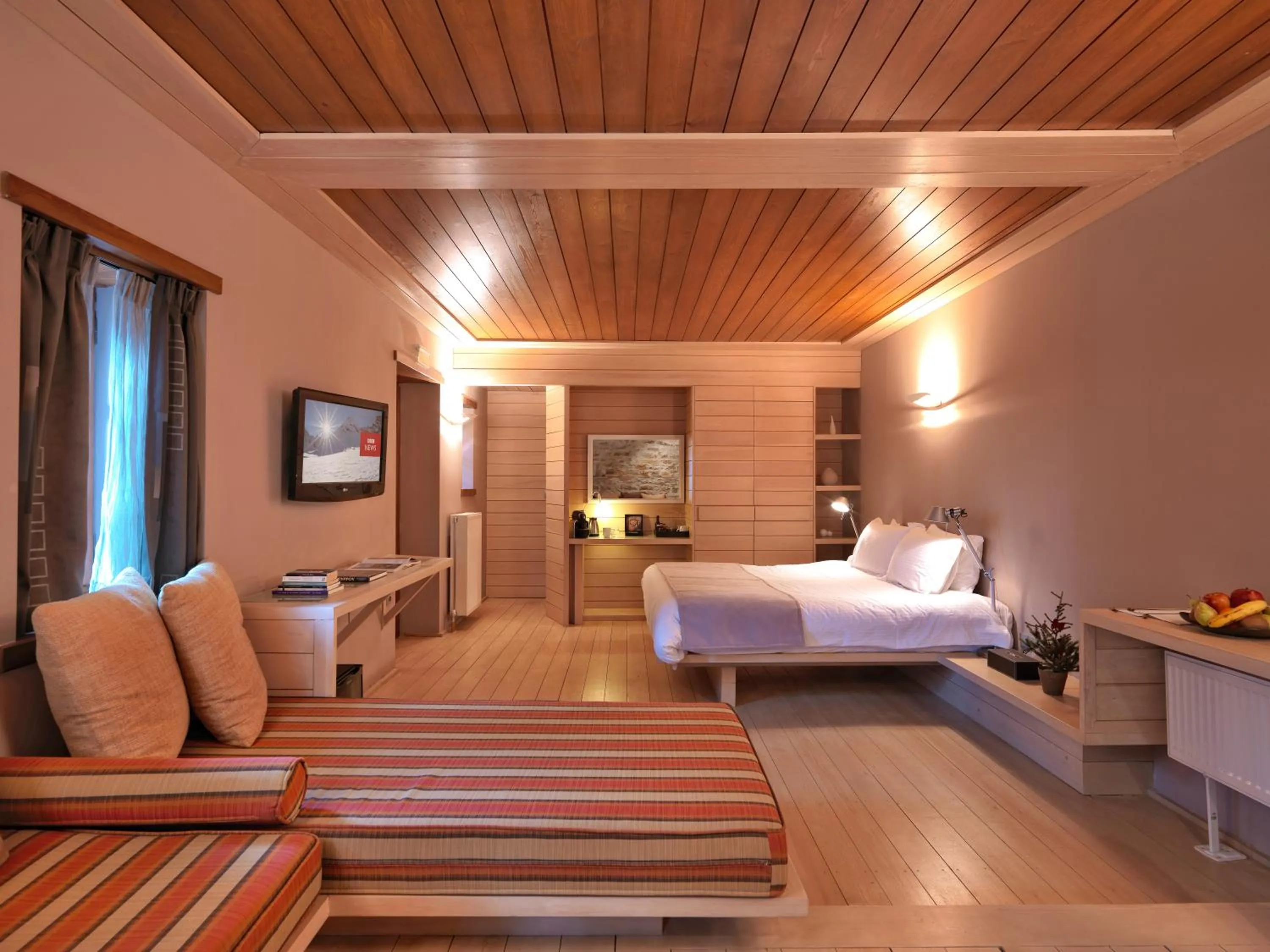 Bed in Kipi Suites