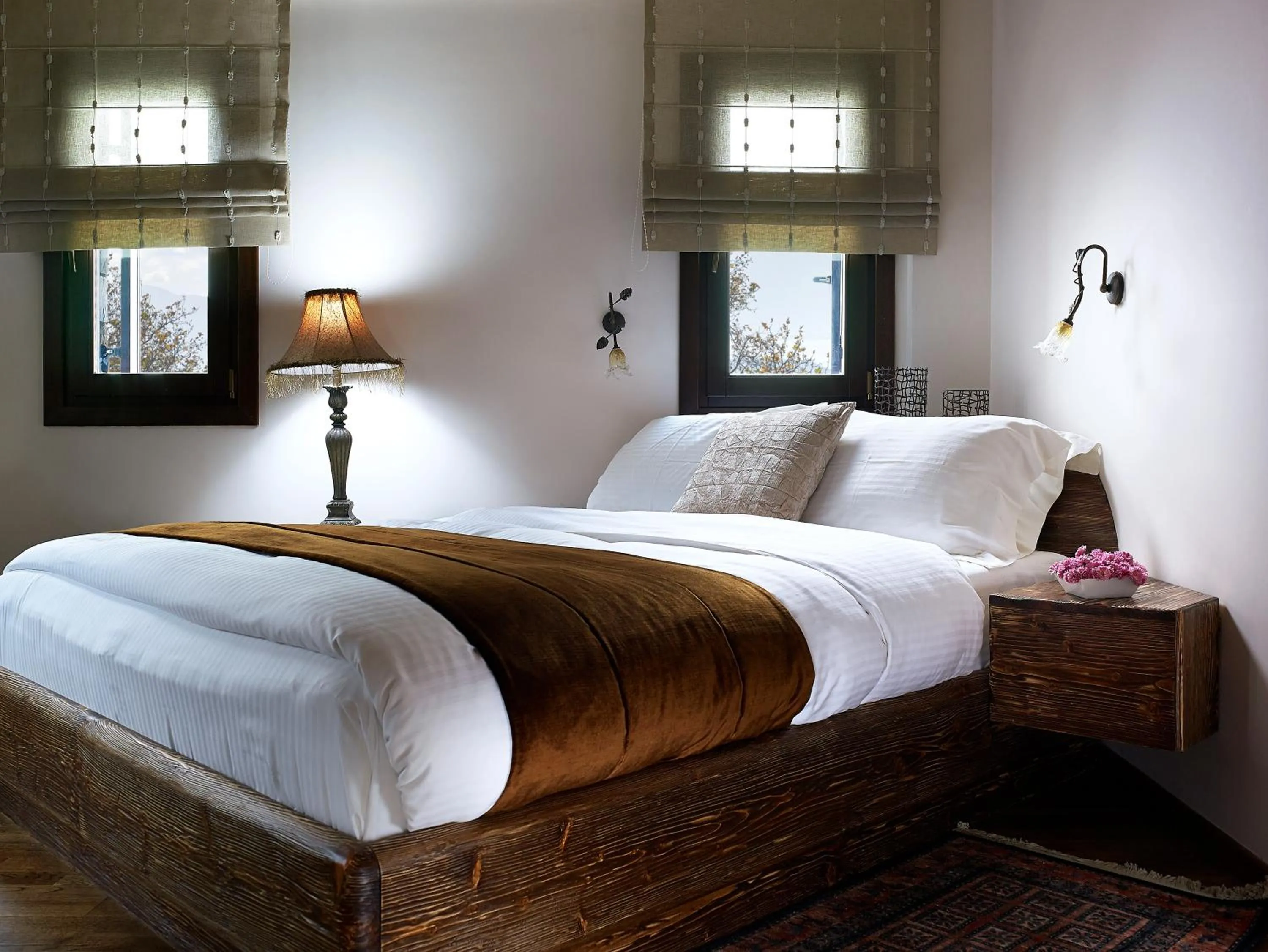 Bed in Stevalia Hotel & Spa