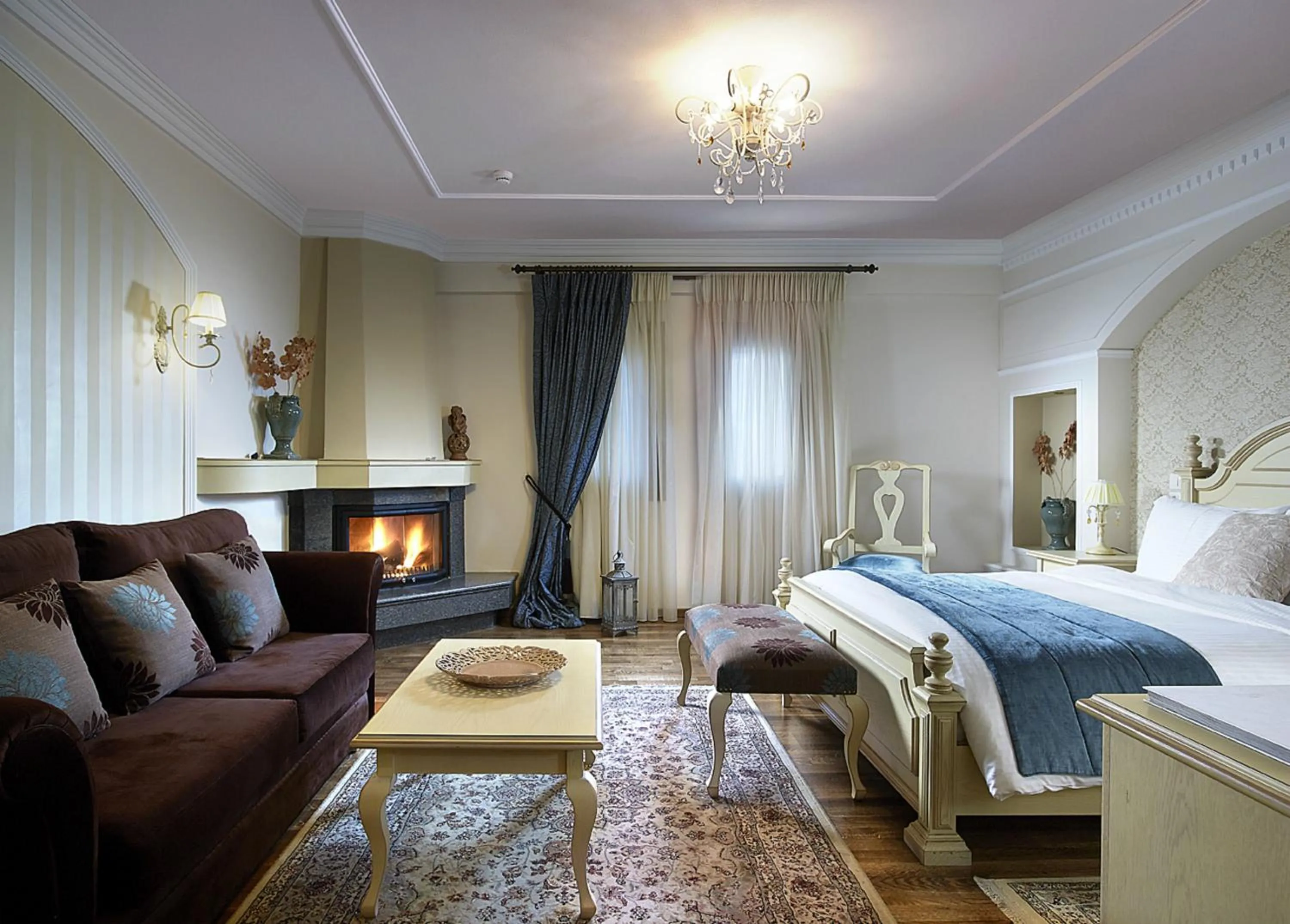 Photo of the whole room, Bed in Stevalia Hotel & Spa