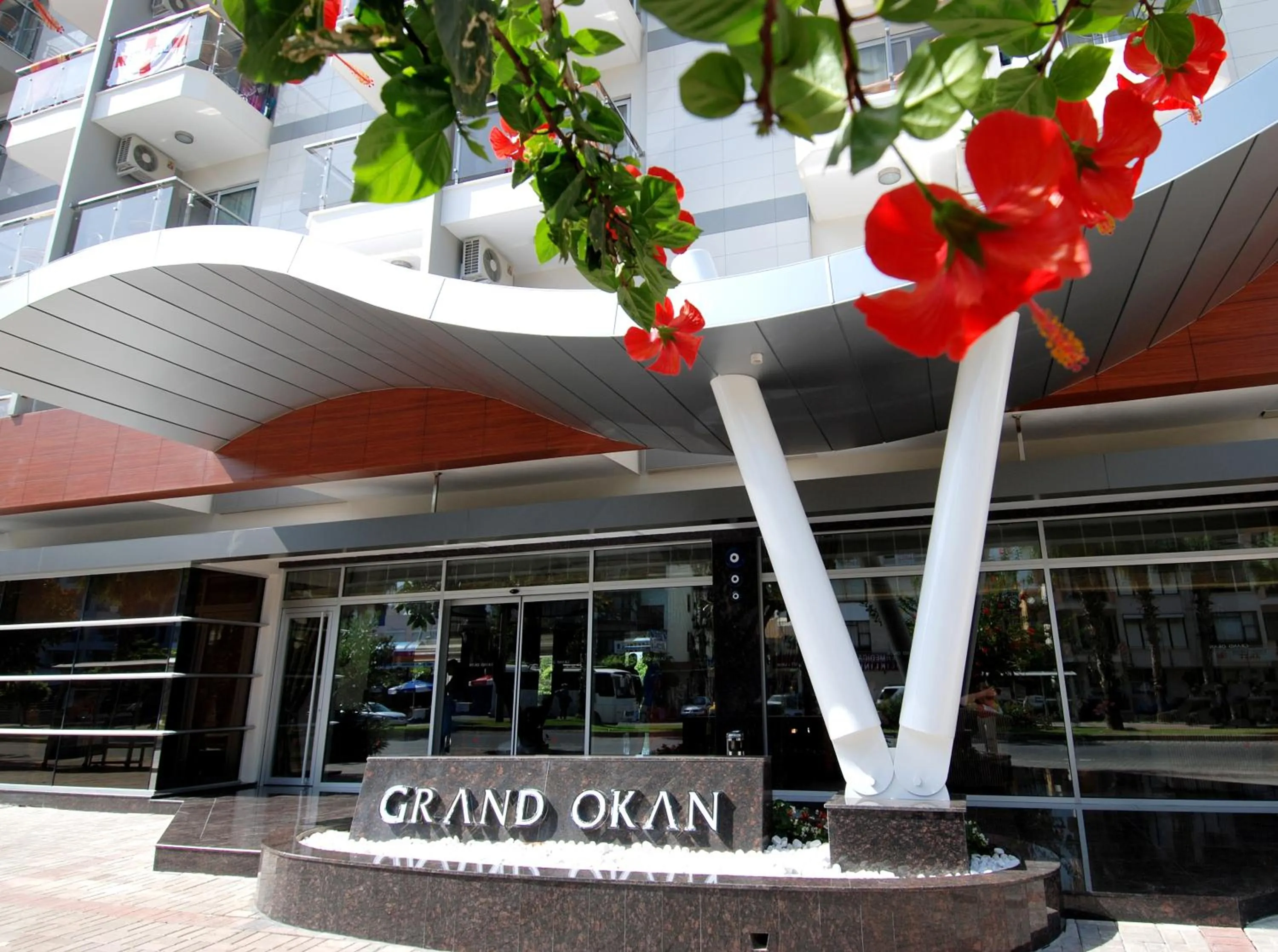 Facade/entrance in Grand Okan Hotel