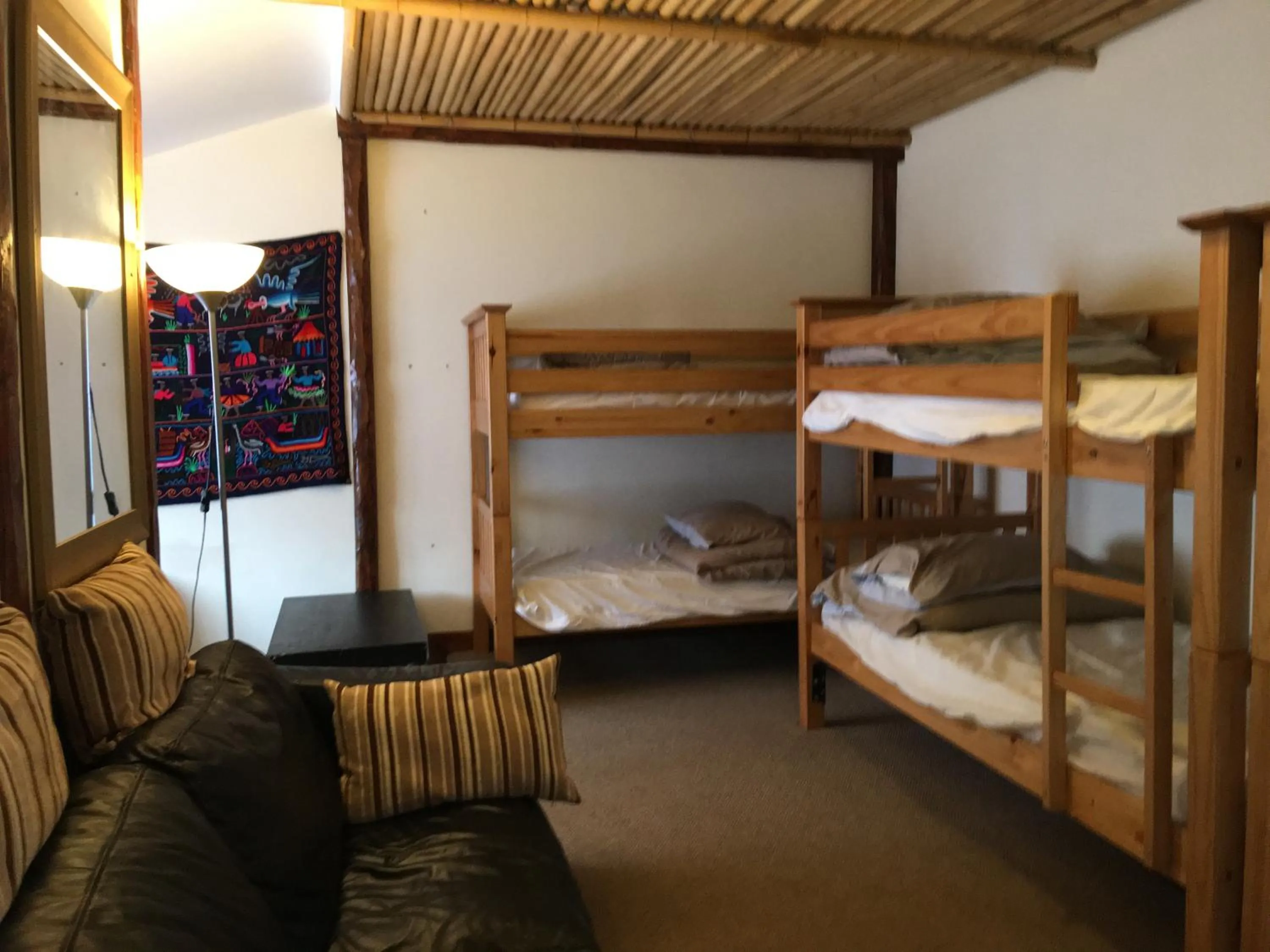 bunk bed, Bed in Pantyrathro International Hostel