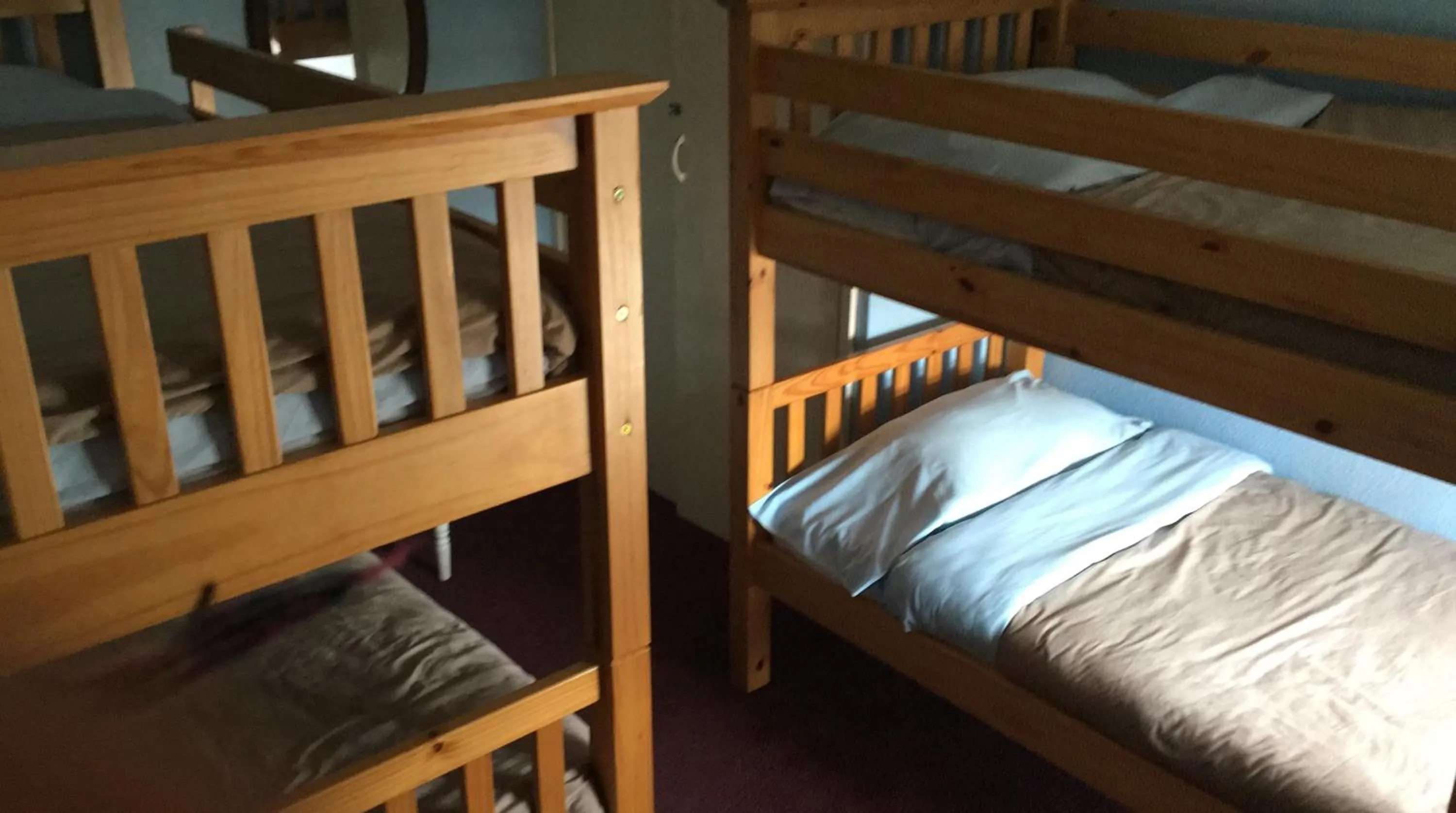 bunk bed, Bed in Pantyrathro International Hostel