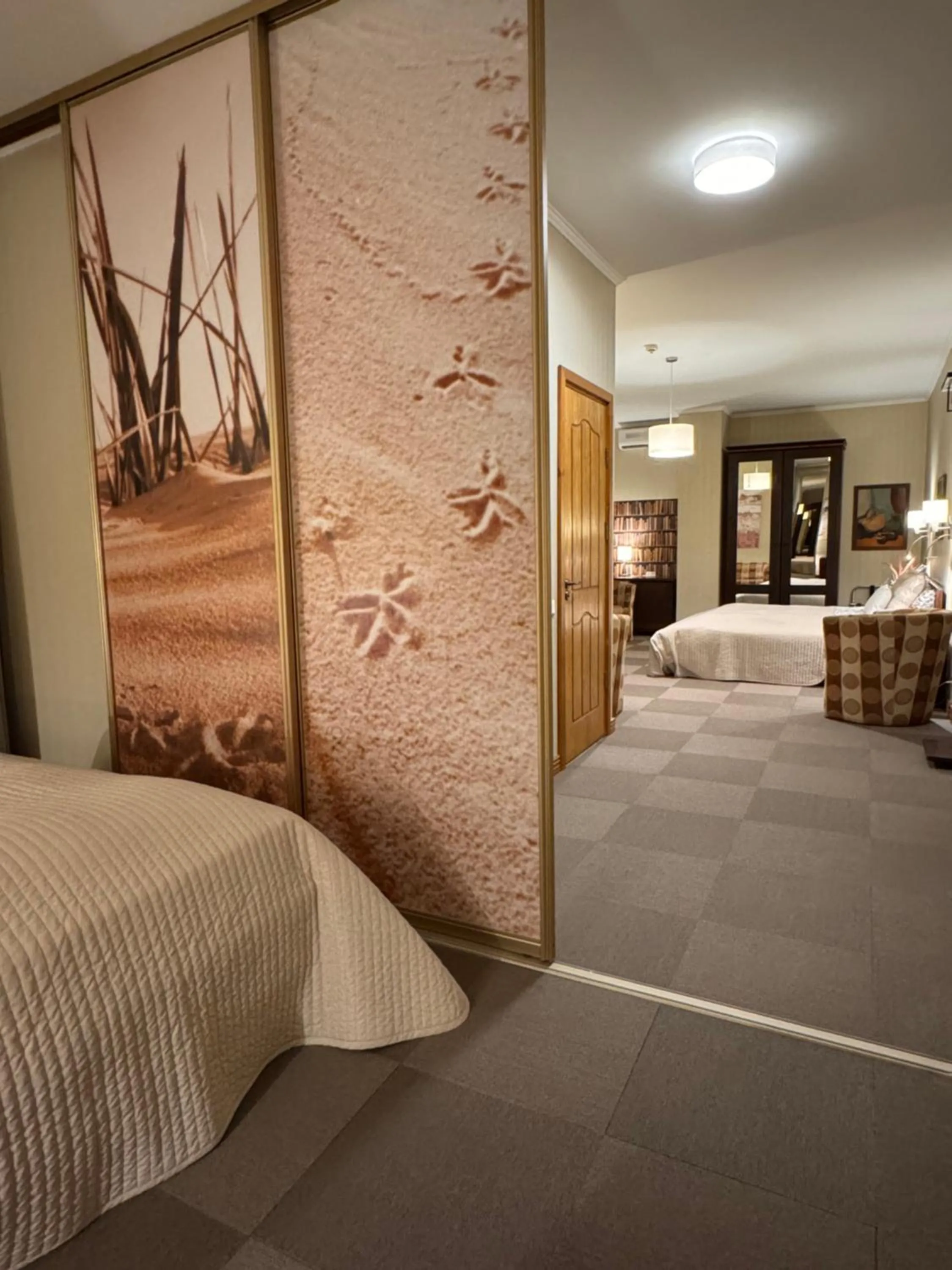 Bed in Hotel Vilhelmine