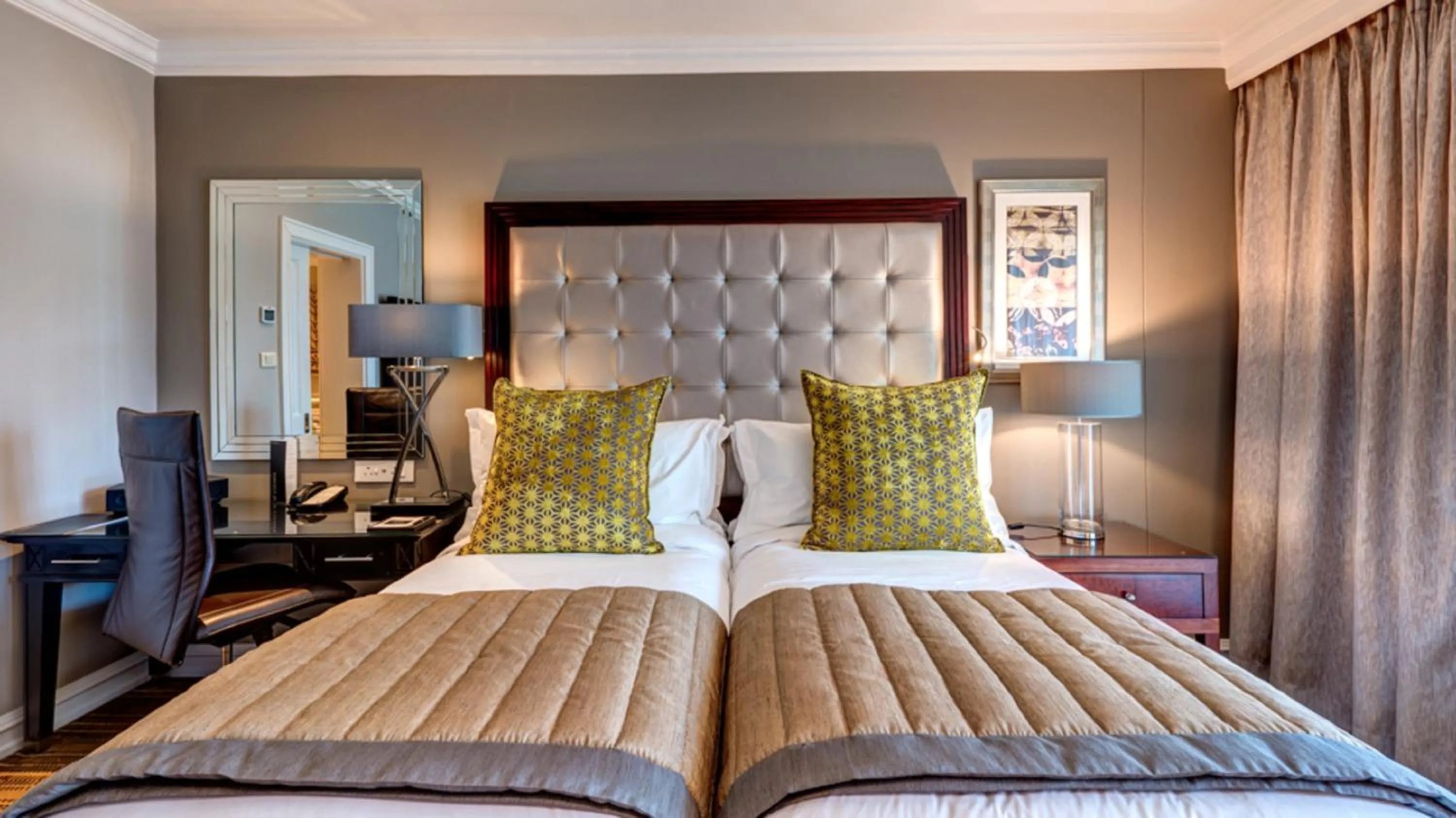 Photo of the whole room, Bed in InterContinental Johannesburg OR Tambo Airport Hotel by IHG
