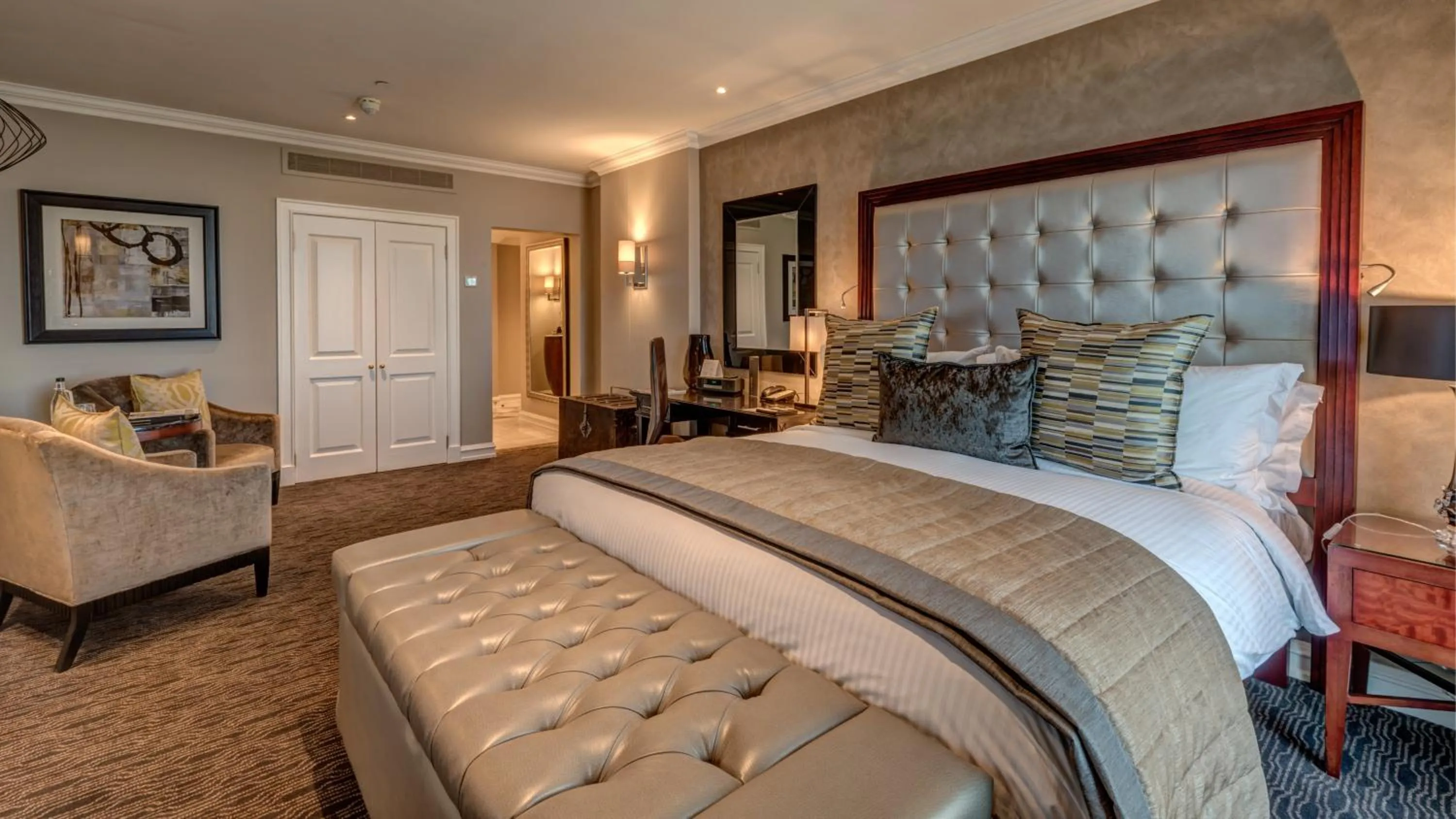 Photo of the whole room, Bed in InterContinental Johannesburg OR Tambo Airport Hotel by IHG